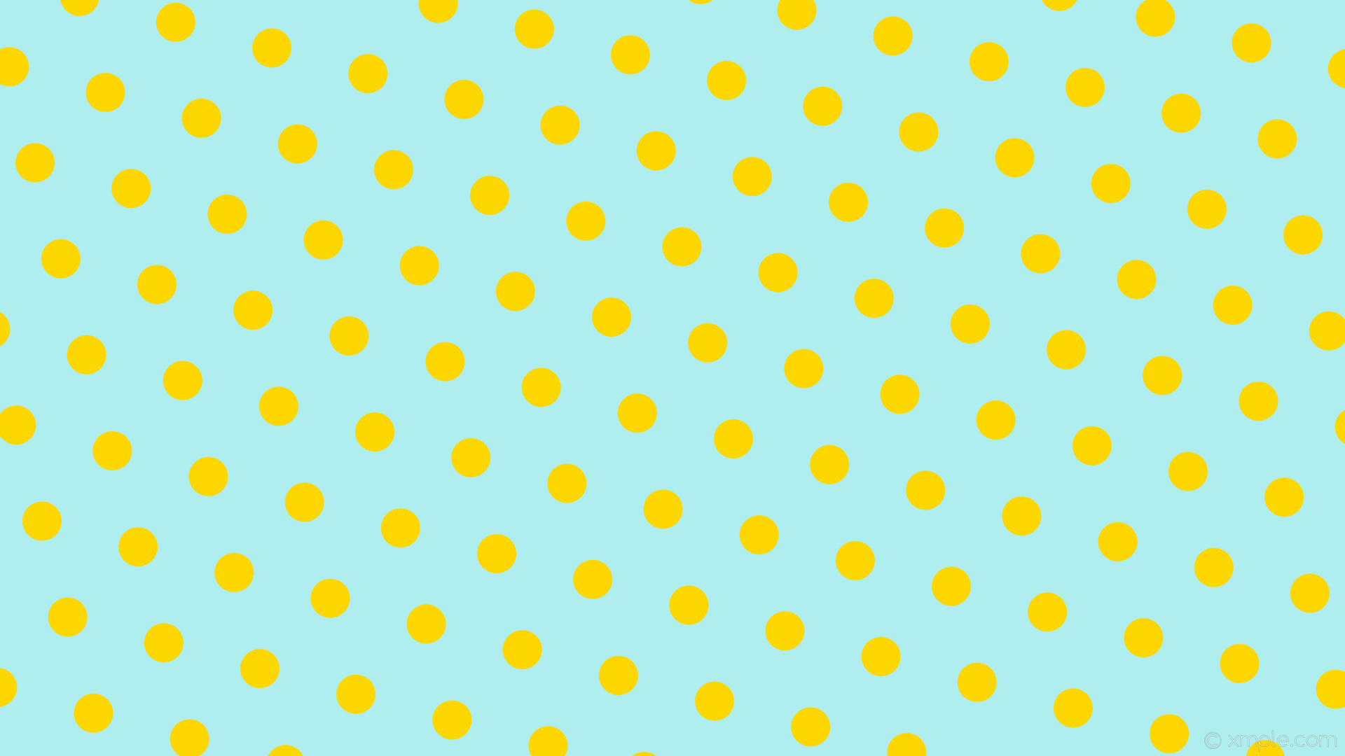 1920x1080 wallpaper polka yellow blue hexagon dots pale turquoise gold #afeeee  #ffd700 diagonal 45Â°