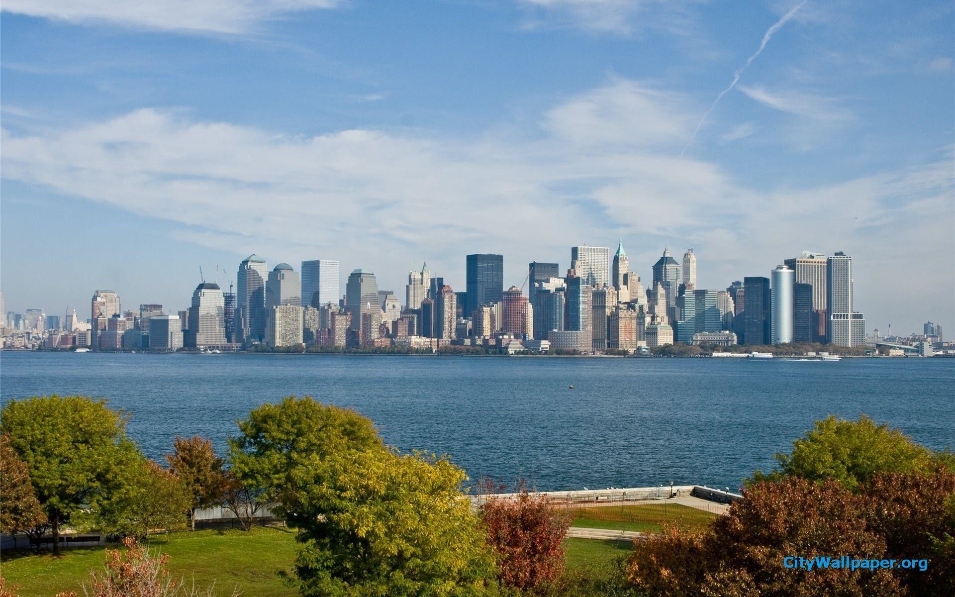 1920x1200 Images For > New York Skyline Wallpaper