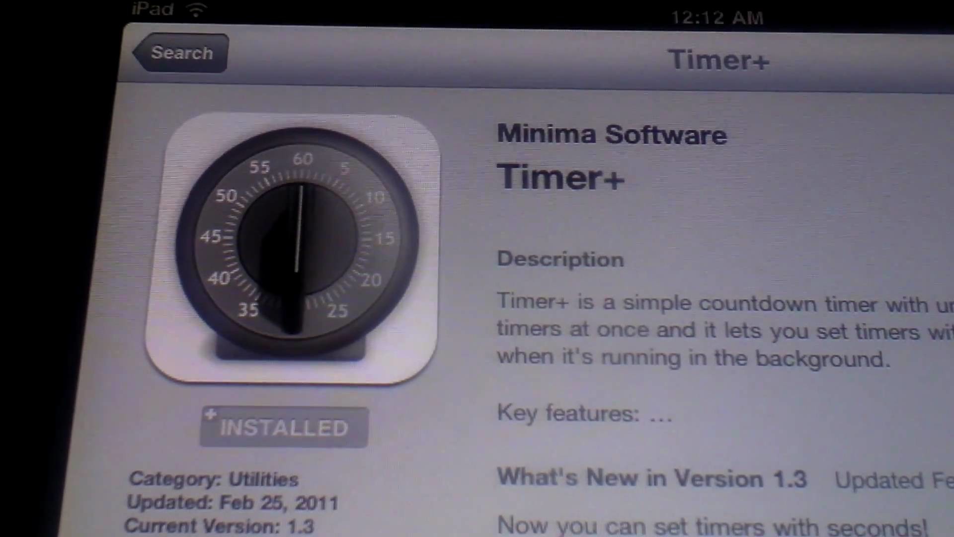 1920x1080 Timer+, countdown timer made simple, iPad / iPad 2 / iPhone / iPod Touch HD  - YouTube