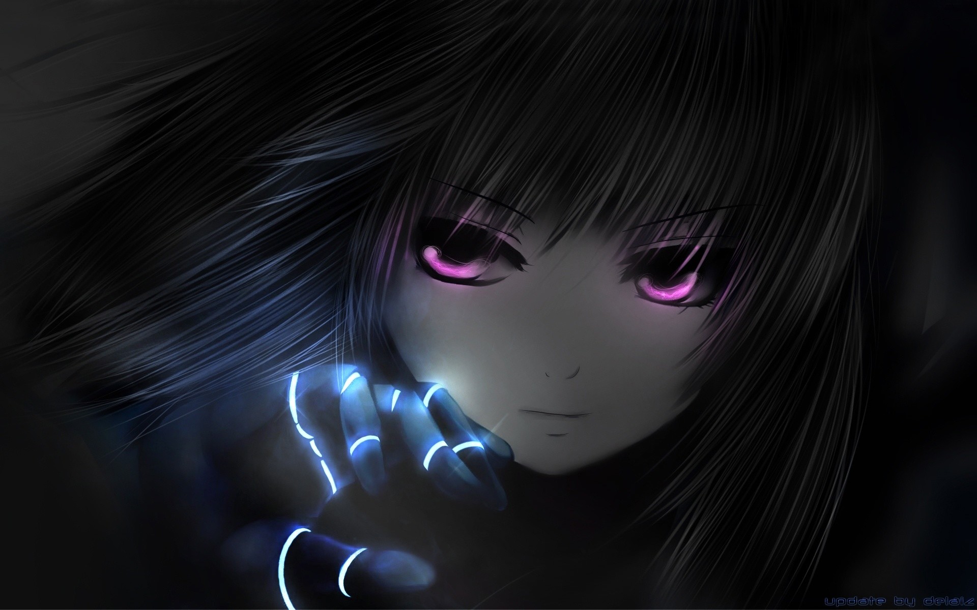 Dark Anime Girl Aesthetic Wallpapers - Wallpaper Cave