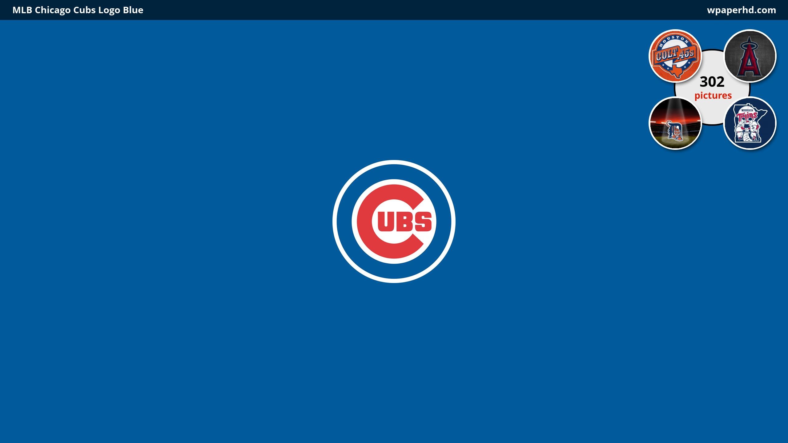 2560x1440 ... Chicago Cubs Logo Blue wallpaper, where you can download this picture  in Original size and ...