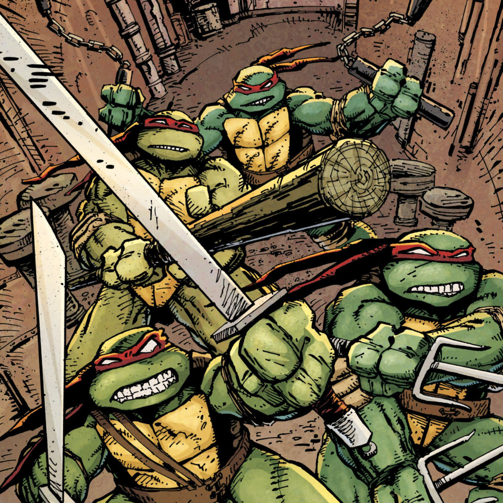 2048x2048 teenage-mutant-ninja-turtles-idw-comic-ipad-wallpaper-laser-time-01