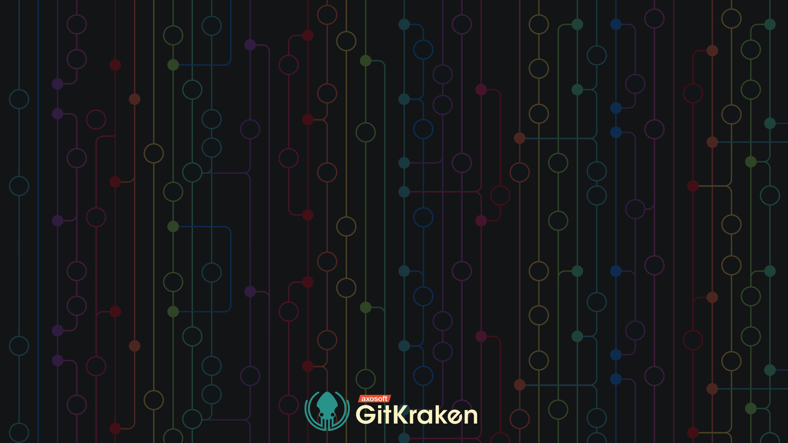 2560x1440 GitKraken Classic Logo Desktop