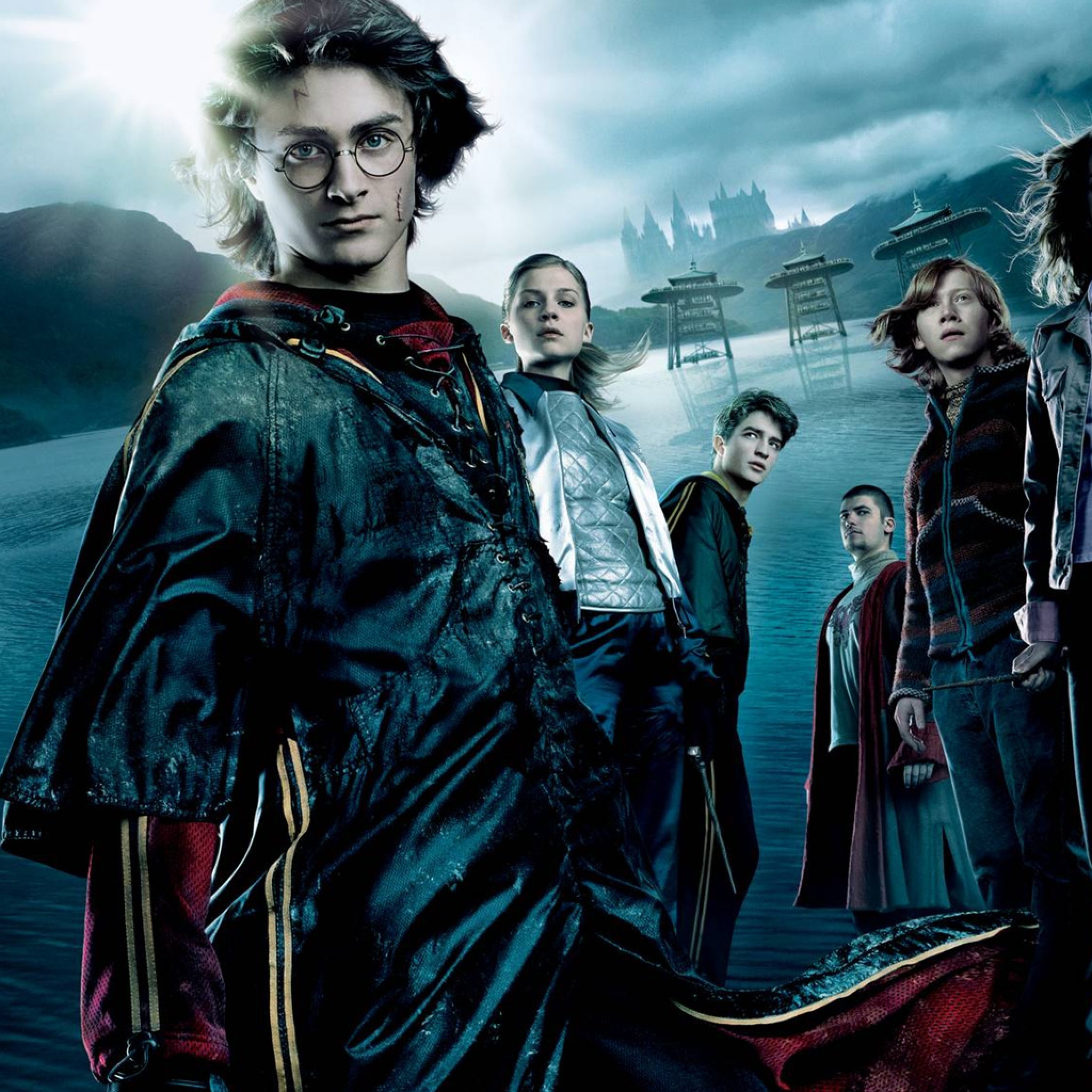 2048x2048  Wallpaper harry potter and the goblet of fire, main characters,  costume