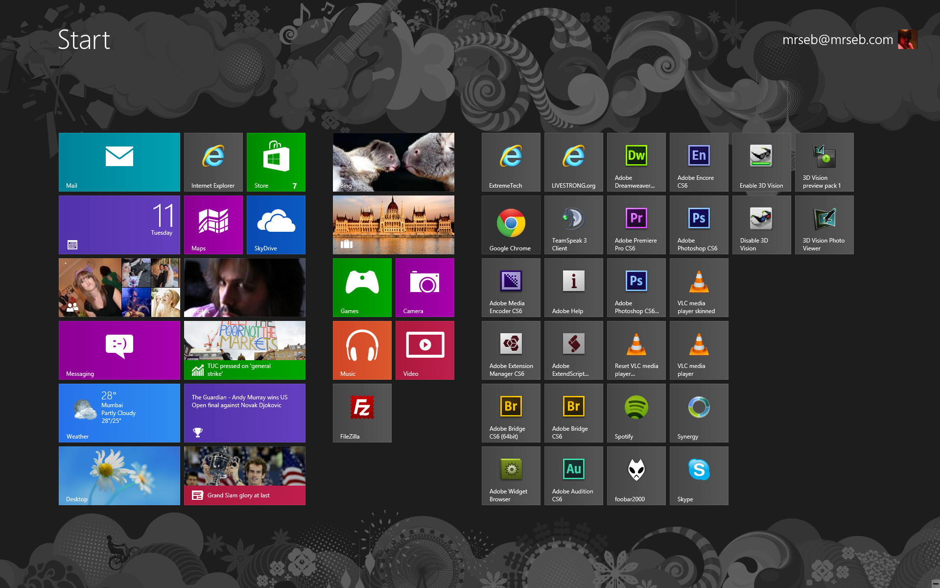 1920x1200 The Windows 8 Metro Start screen -- getting rid of it is as simple as