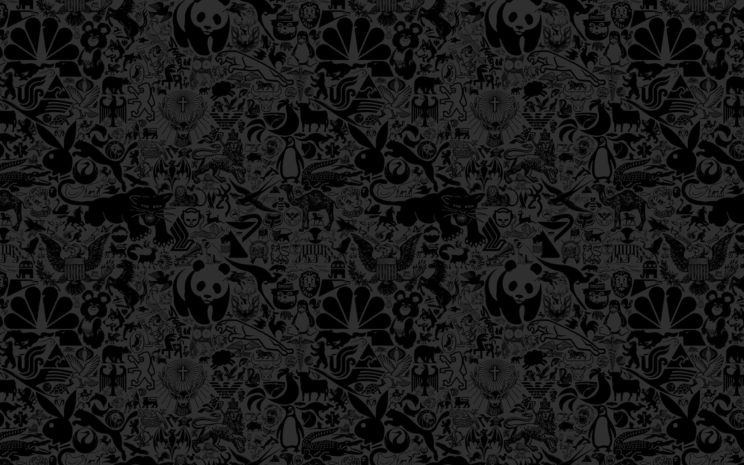 2560x1600 ... free creative black textured wallpaper ...