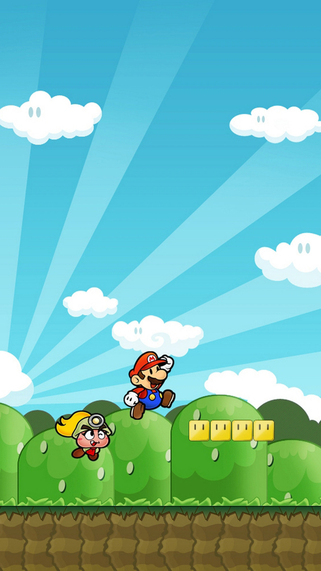 1080x1920 Mario Wallpaper for iphone 5