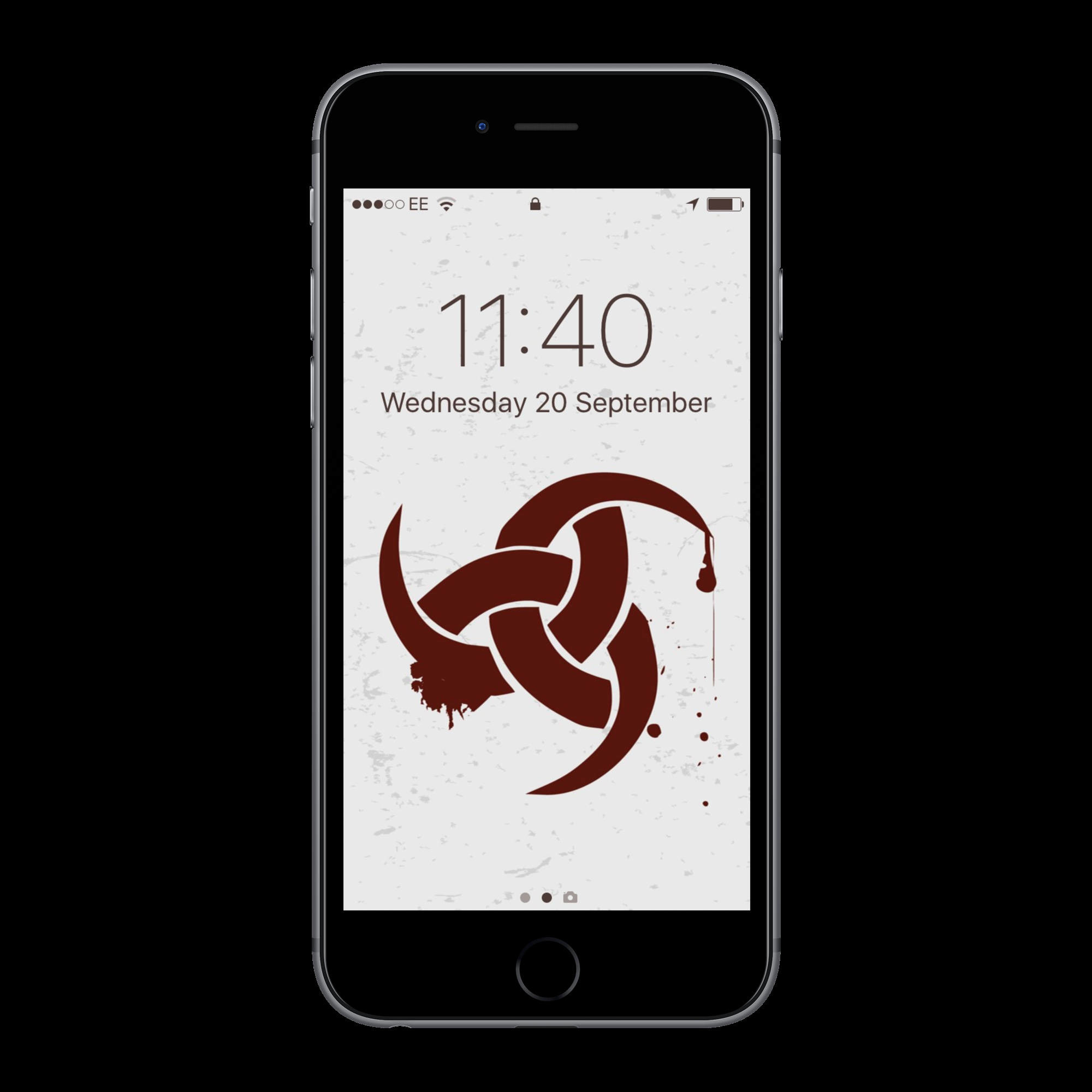 2000x2000 Odins Horns Blooded Viking iPhone 6 Wallpaper // iPhone // Protection Rune  //