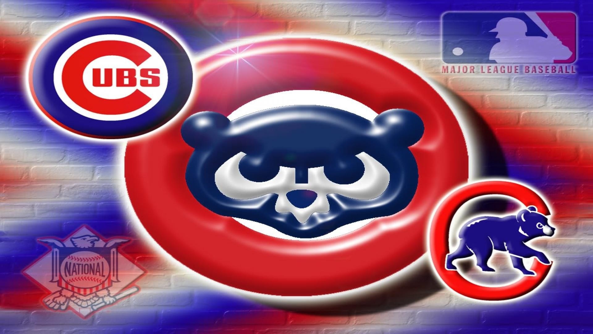 1920x1080 Mlb, Sports, Chicago Cubs, Chicago Cubs Art Logo, Baseball