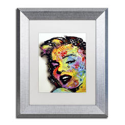 245x245 Trademark Global Trademark Fine Art Dean Russo 'Marilyn Monroe II' Matted  Framed Art