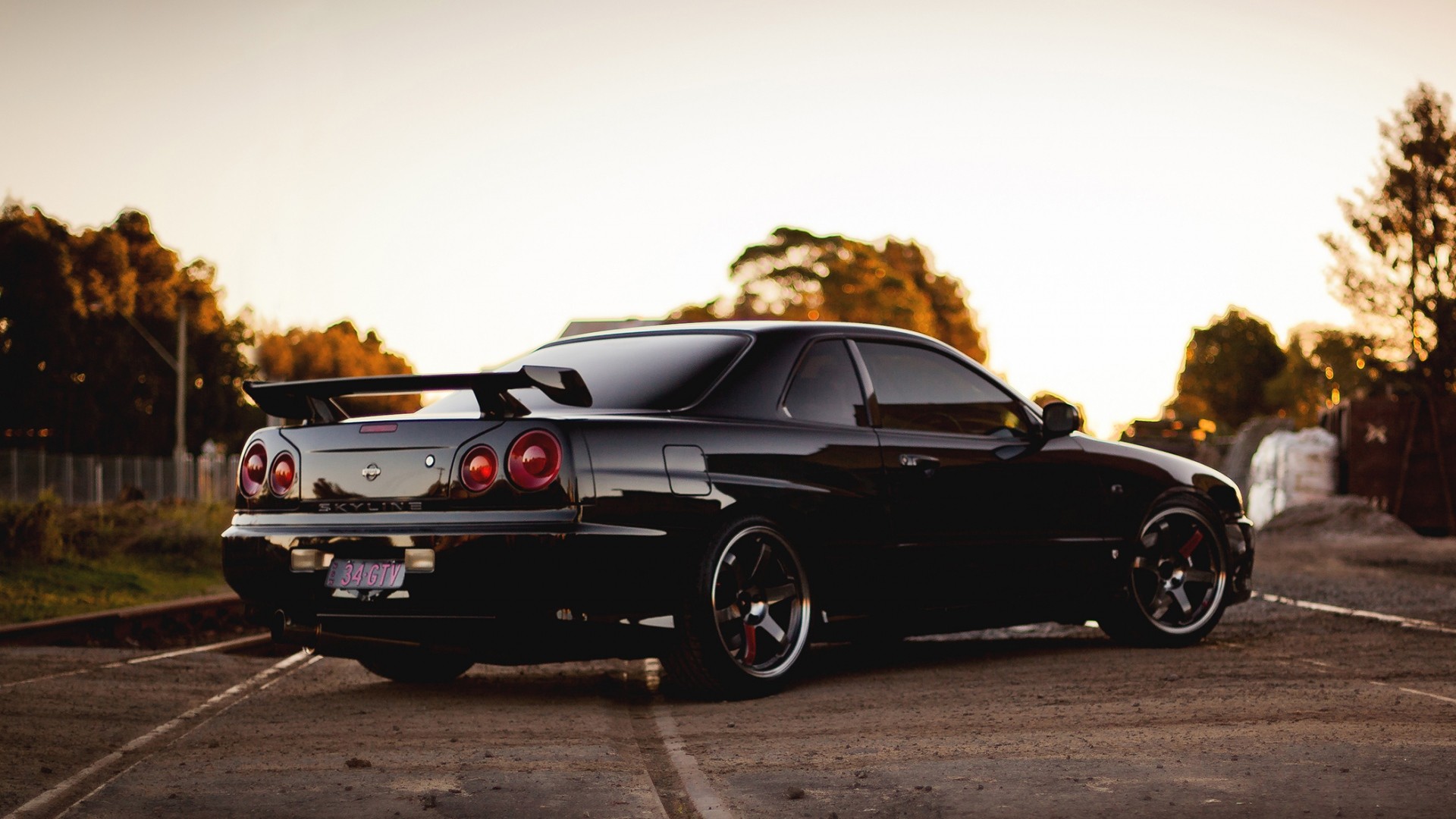 1920x1080 Download now full hd wallpaper nissan skyline coupe blurry ...