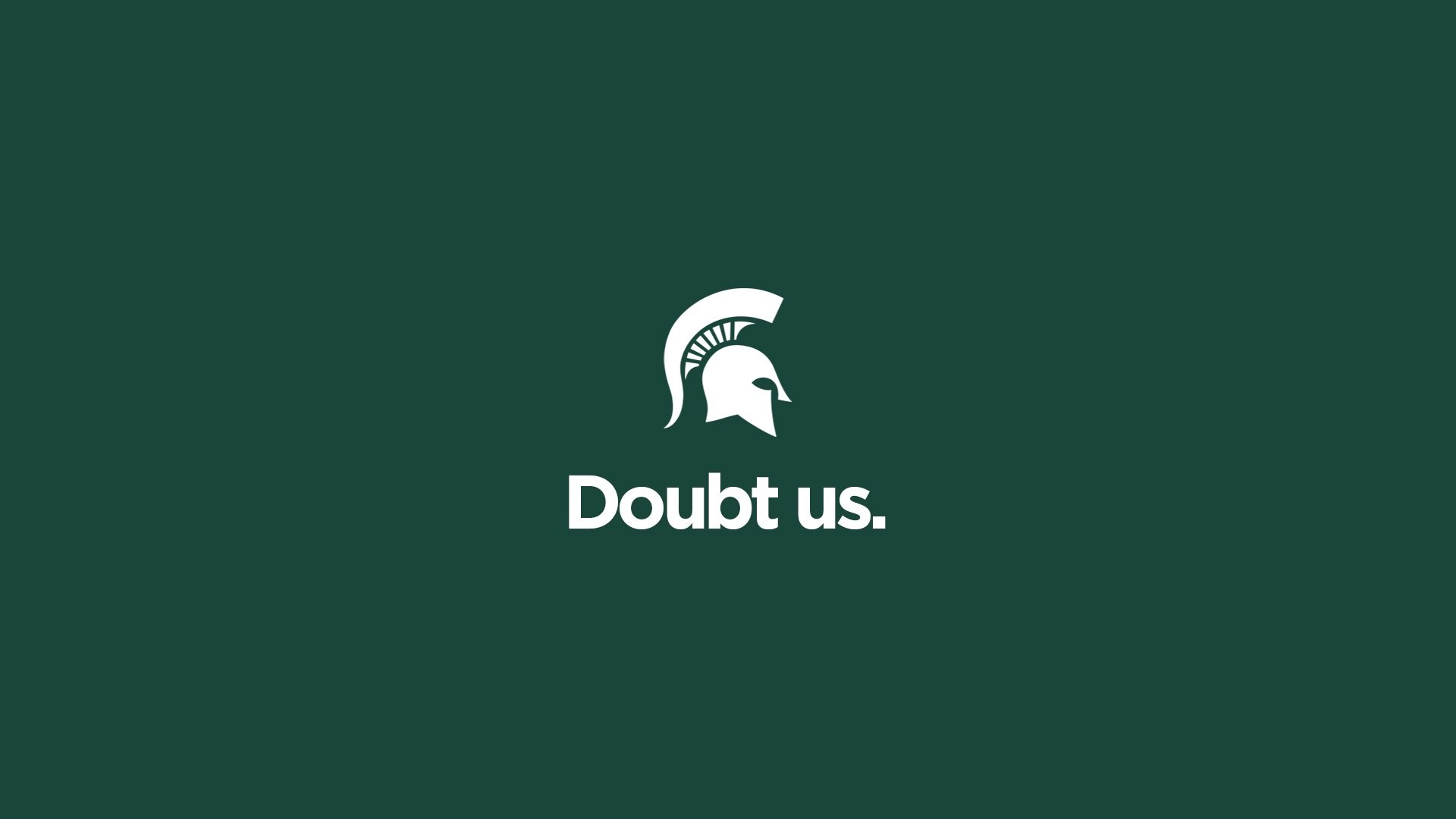 1920x1080 Doubt Us | Michigan State Football Hype Video 2016