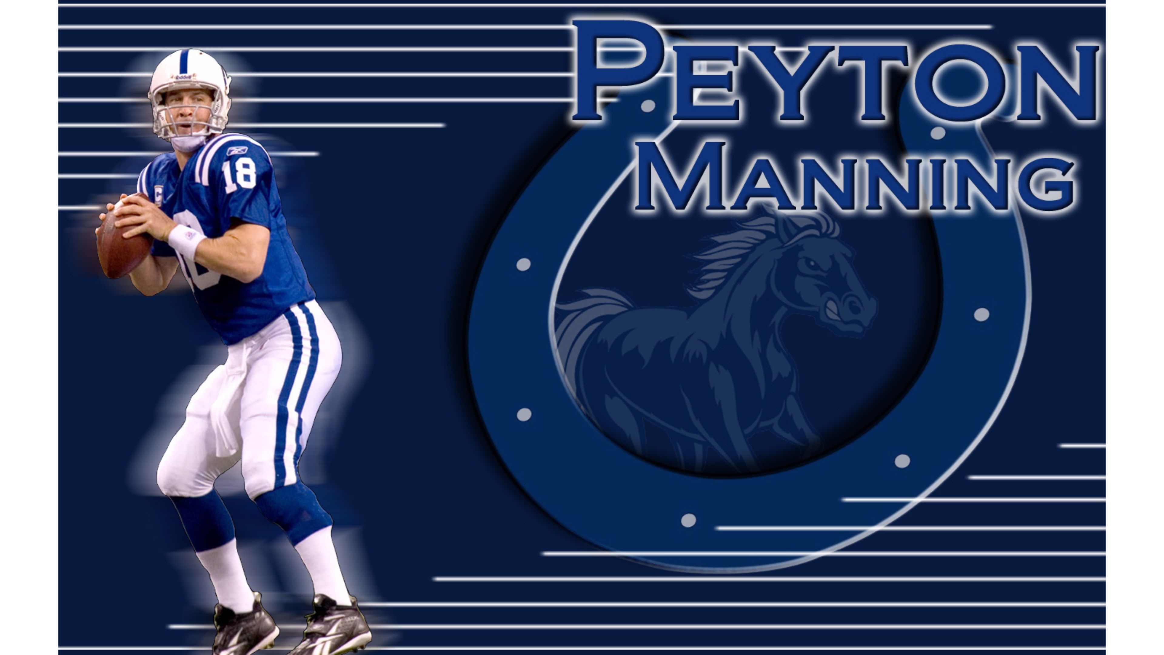 3840x2160 Indy Colts Peyton Manning 4K Wallpapers
