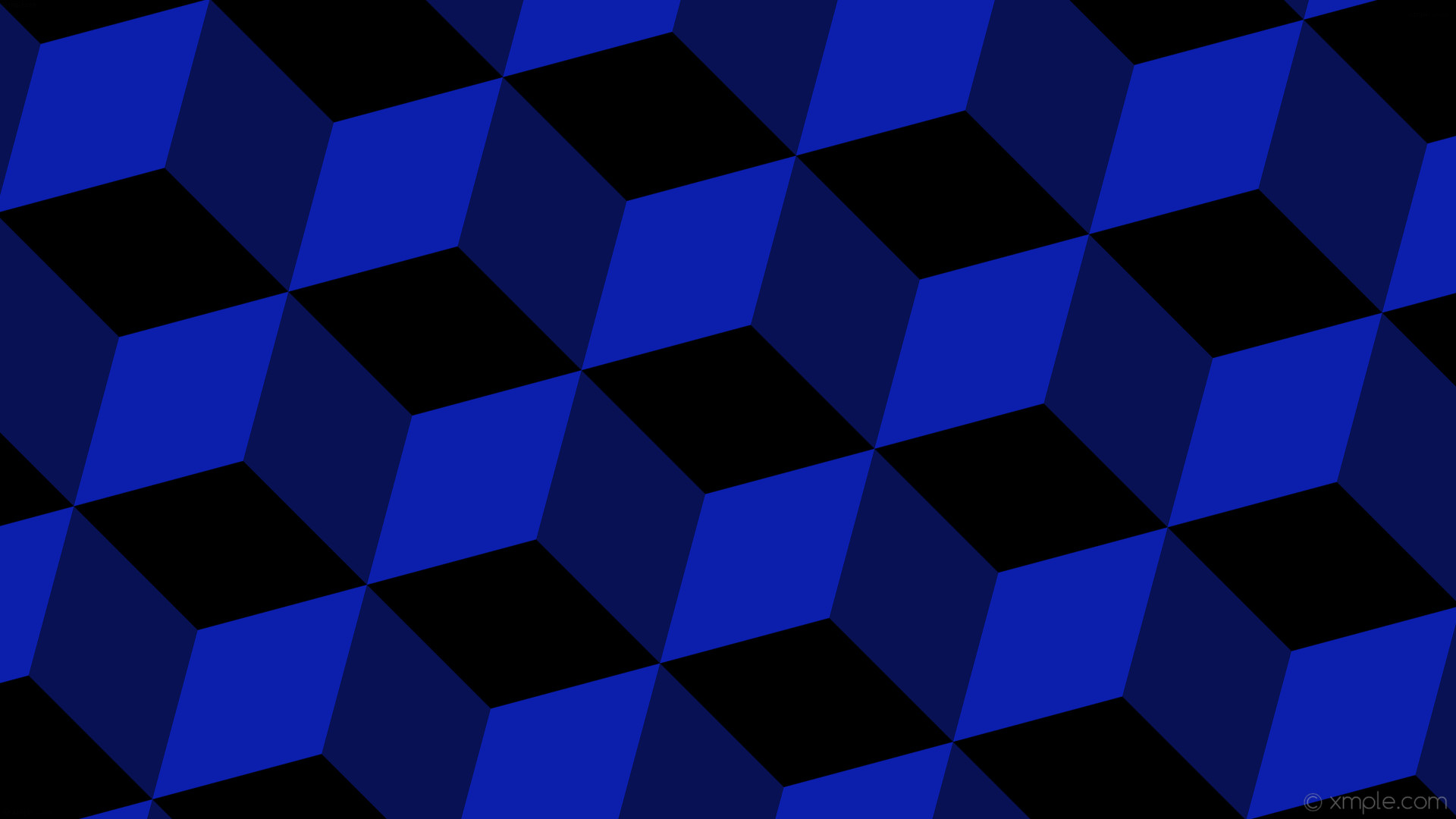 1920x1080 wallpaper 3d cubes blue black dark blue #000000 #081154 #0b1eac 345Â° 231px