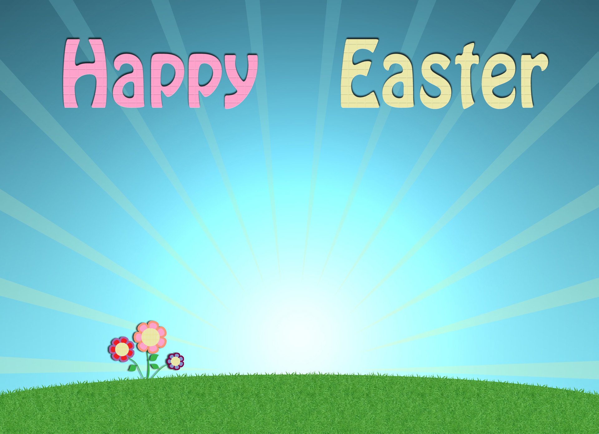 1920x1390 Happy Easter Background
