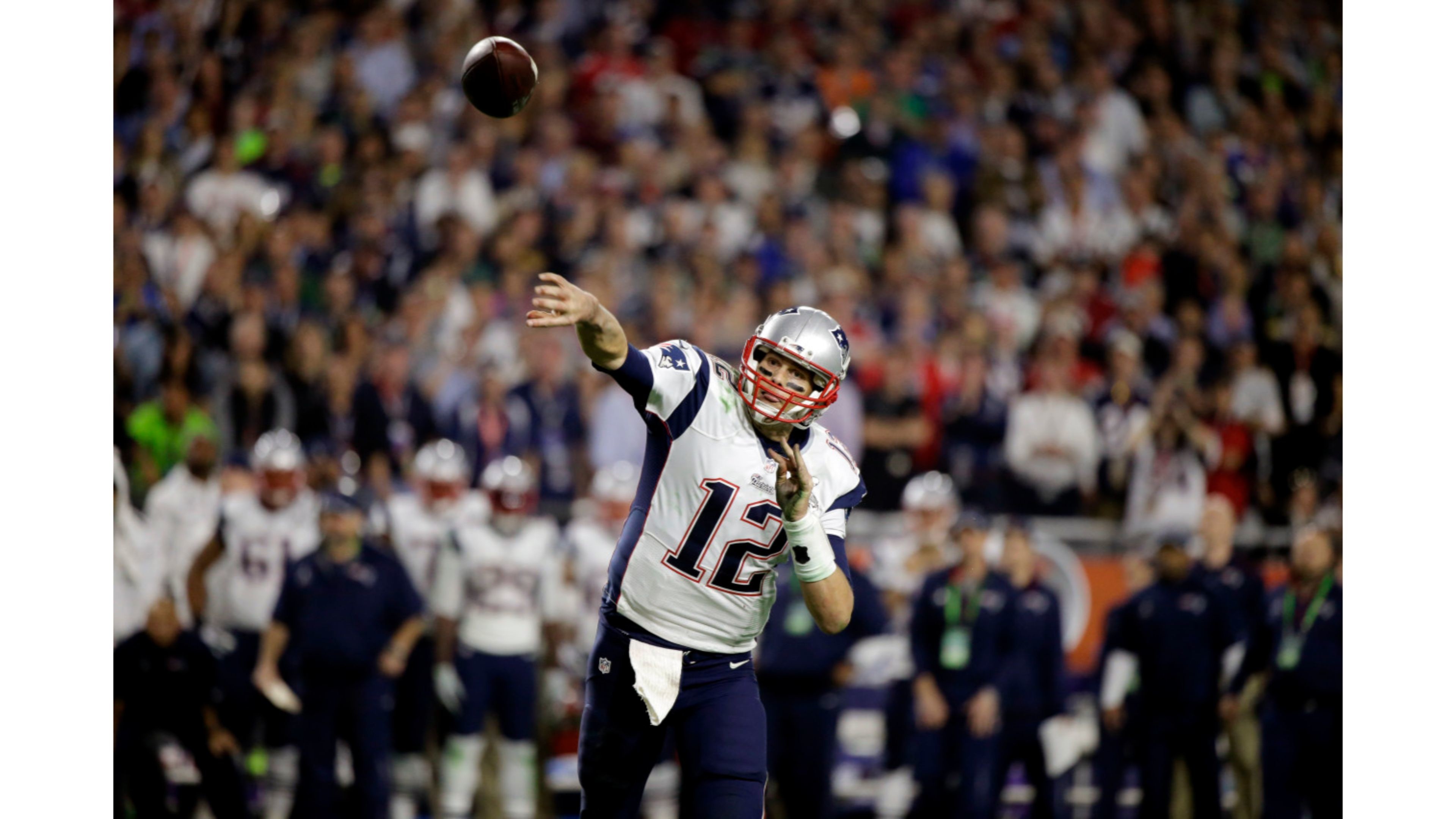 3840x2160 Super Bowl TD Patriots Tom Brady 4K Wallpaper
