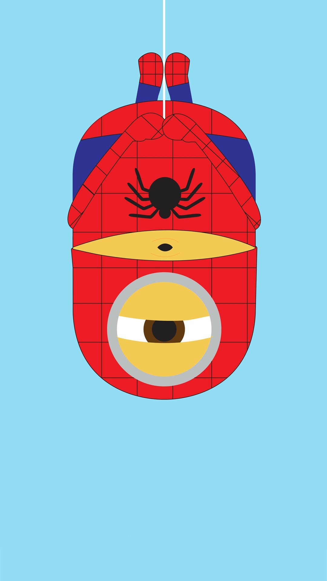 1080x1920 2014 spider-man minion iphone 6 plus wallpaper from Despicable Me for  Halloween #2014