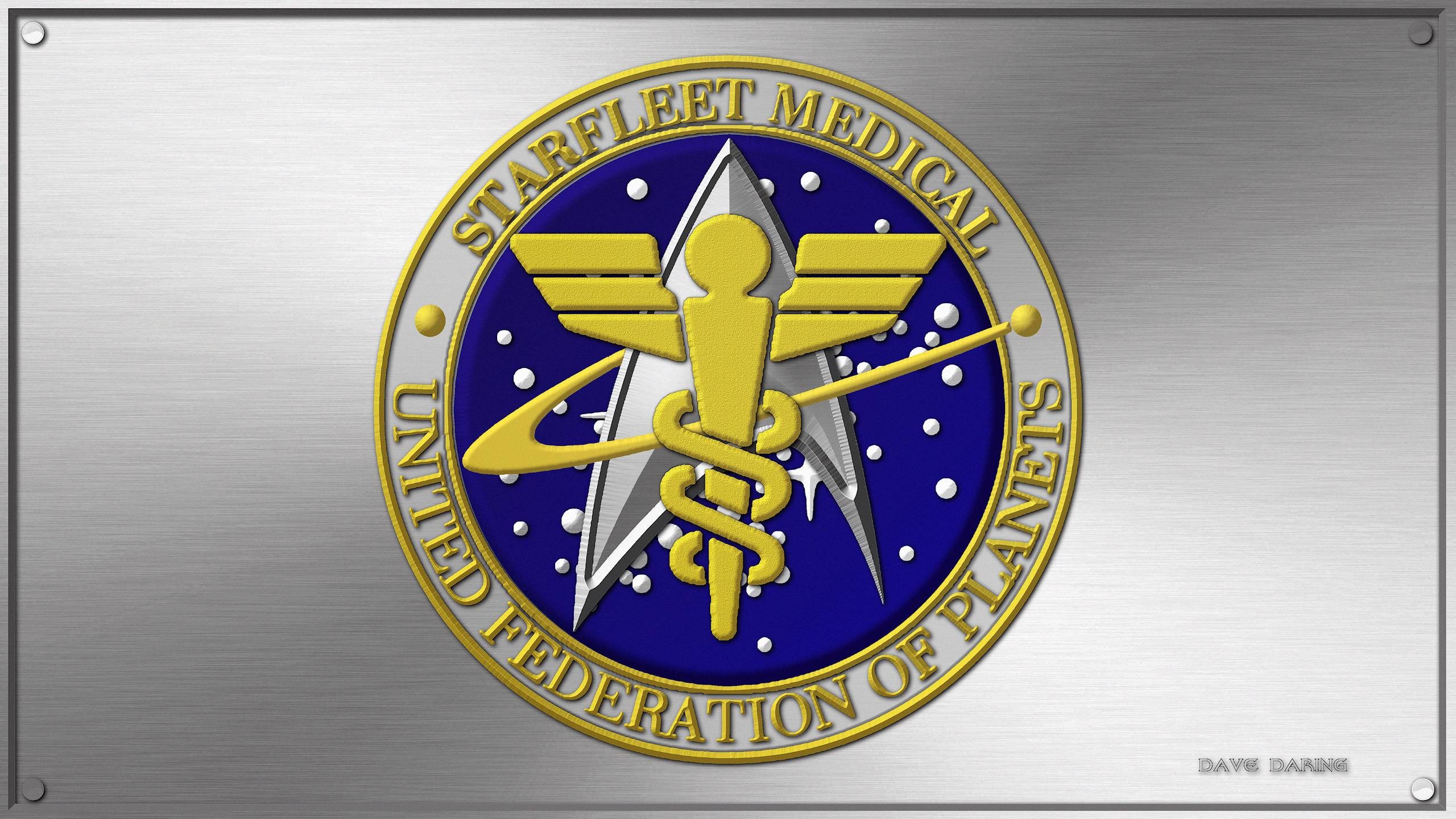 2560x1440 ... Starfleet Medical Seal by Dave-Daring