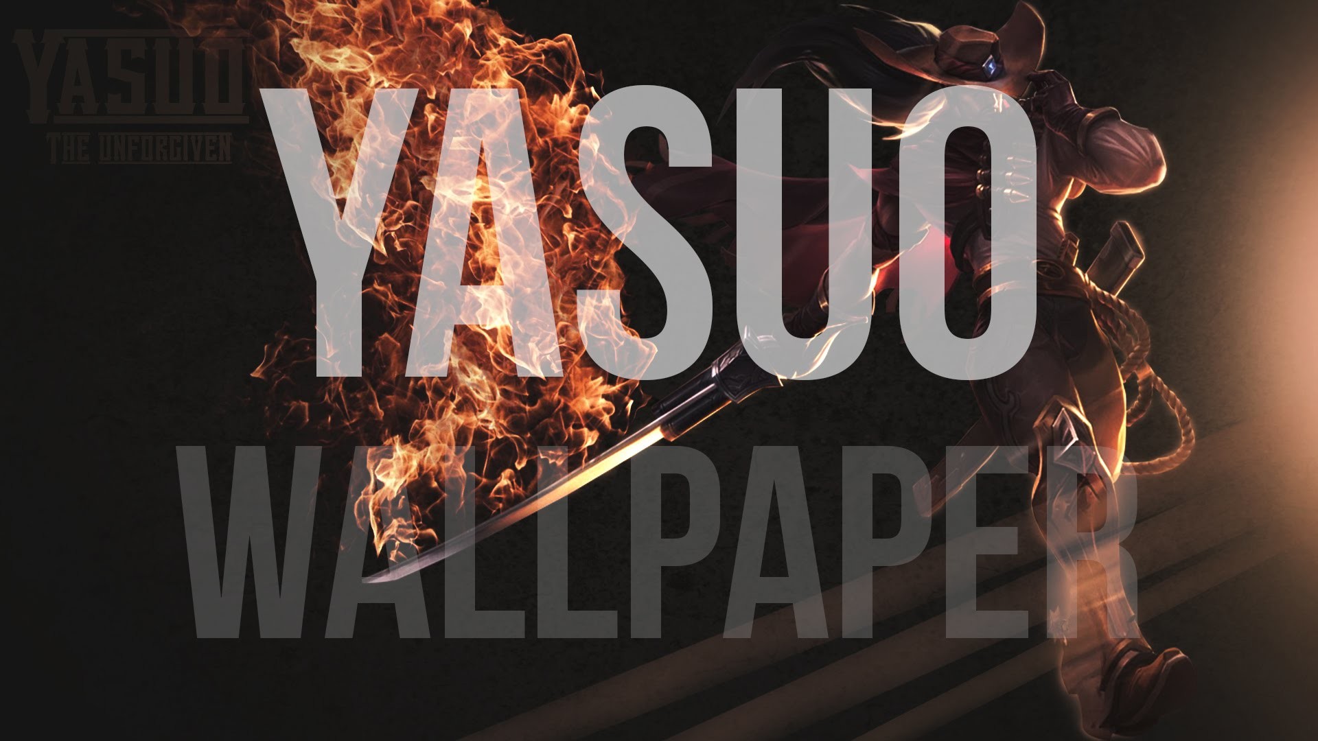 1920x1080 Wallpaper in Photoshop - League of Legends (High Noon Yasuo)