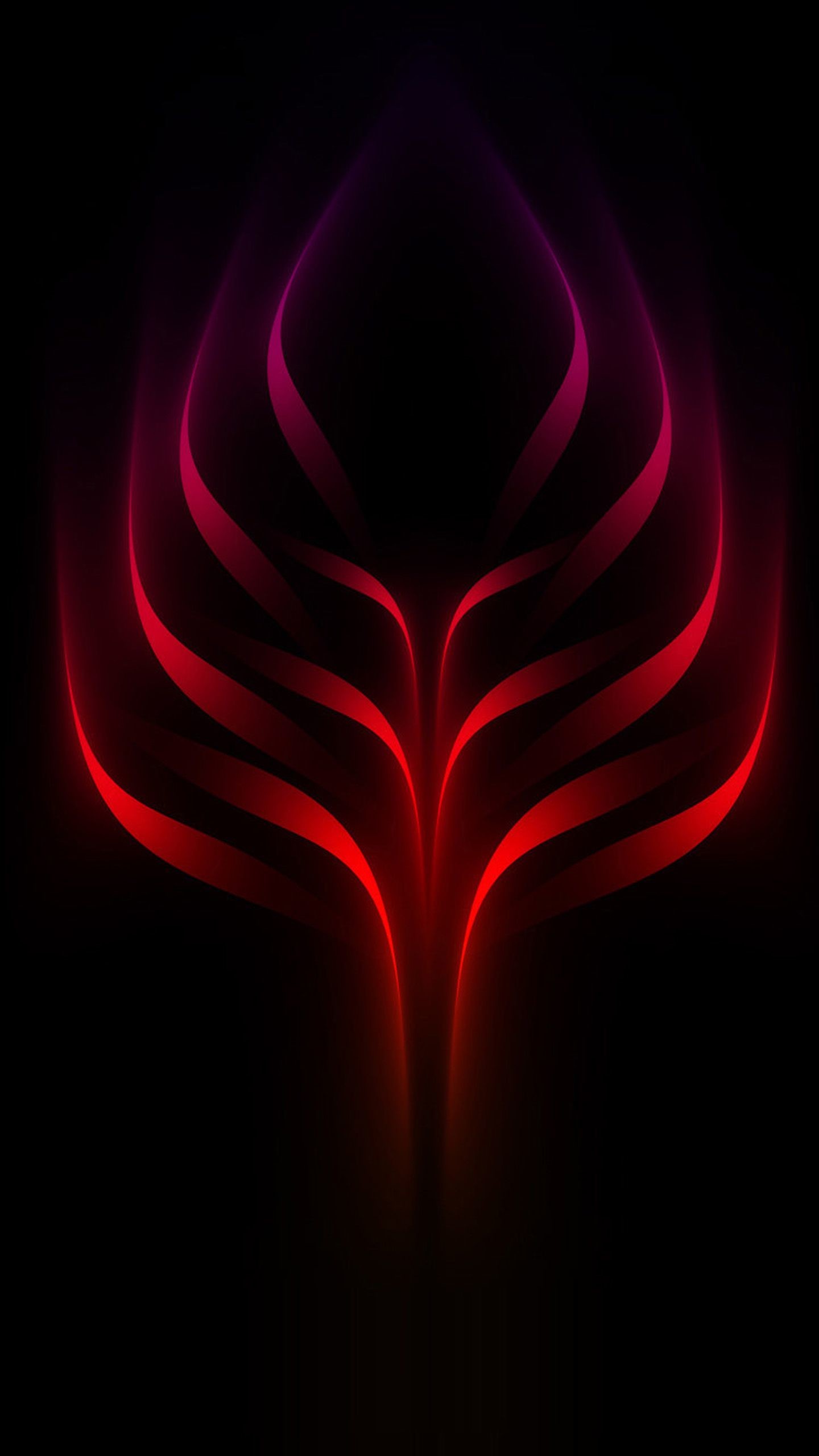 1440x2560 Red Abstract Mobile Phone Background