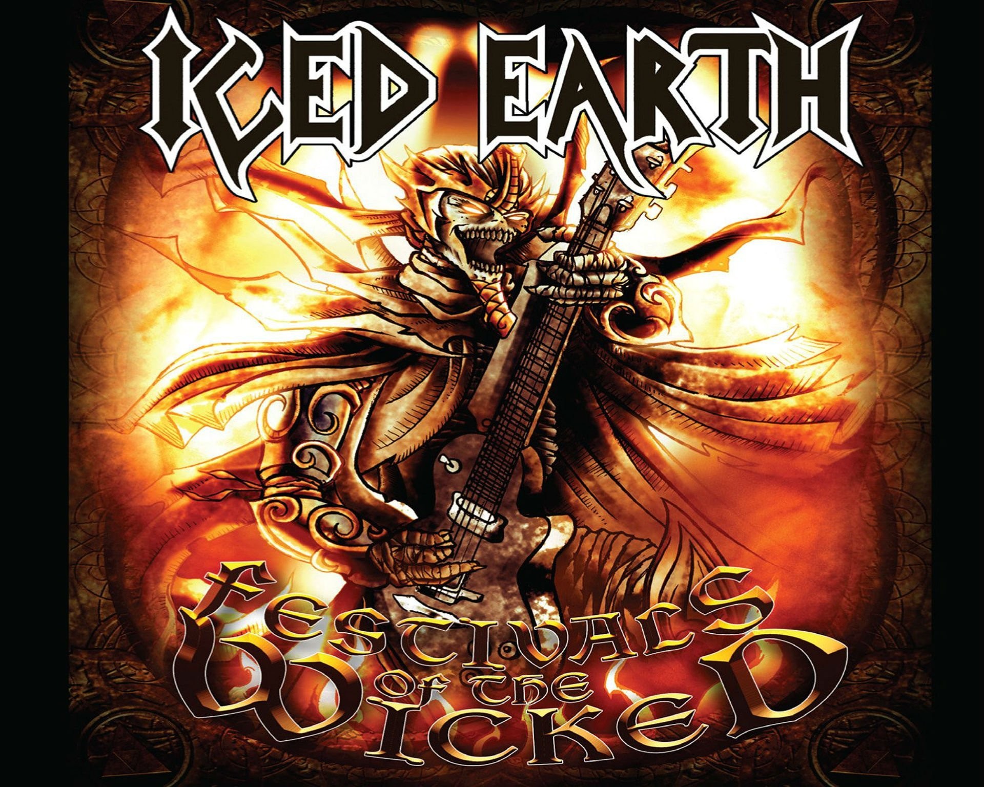 1920x1536 ICED EARTH heavy metal death power thrash 1iced artwork dark evil fantasy  poster warrior reaper demon wallpaper |  | 762731 | WallpaperUP