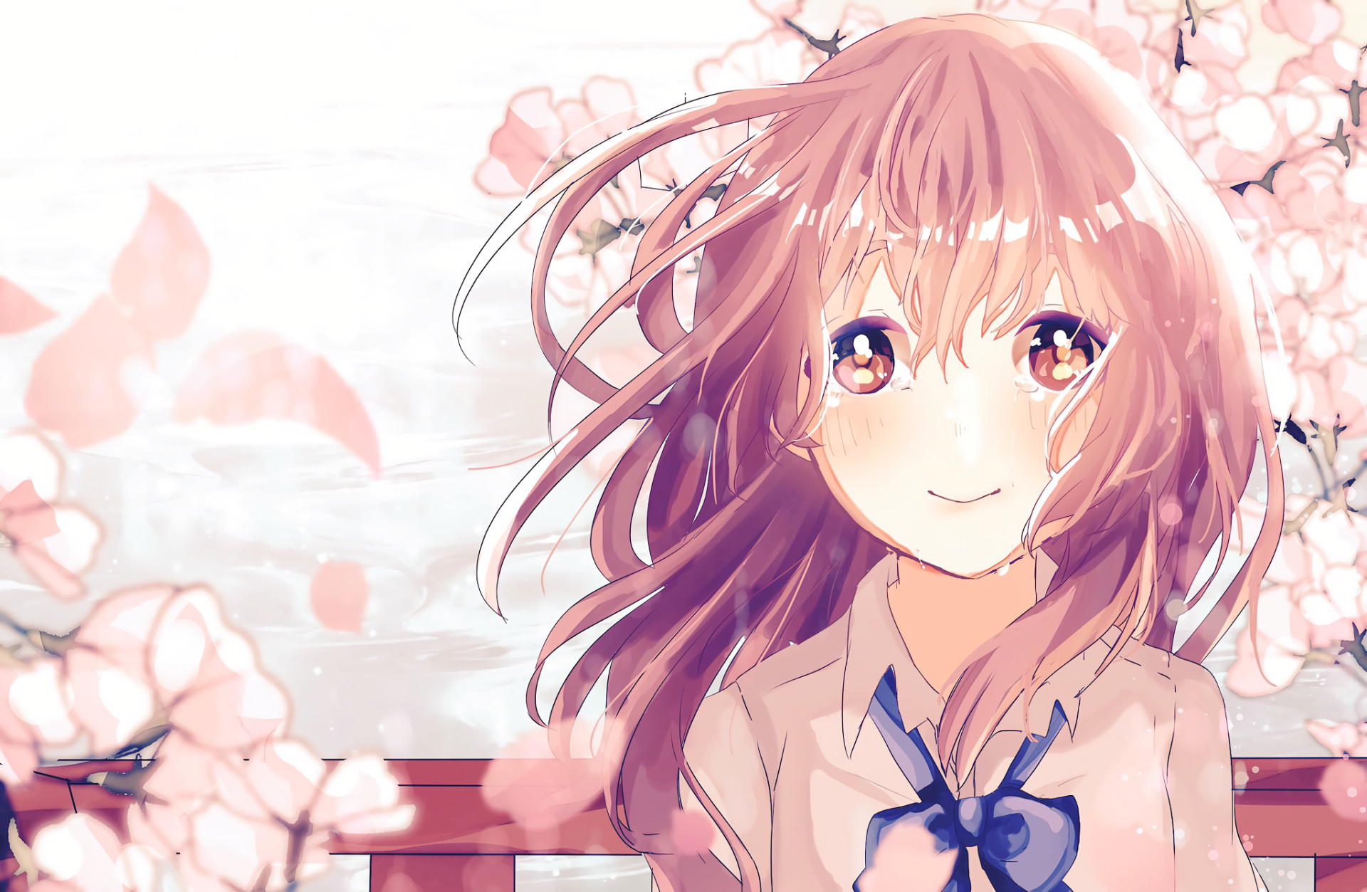 Flowered Pink Hair - Desktop Nexus Wallpapers | Anime, Anime art, Anime  cover photo