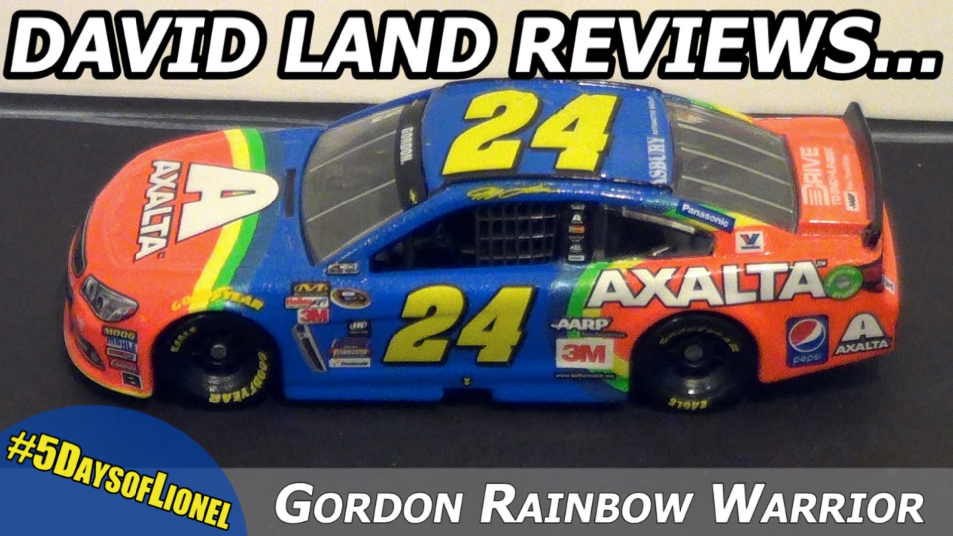 1920x1080 Lionel NASCAR 1:64 Scale Diecast Review: Jeff Gordon Rainbow Warrior  #5DaysofLionel - YouTube