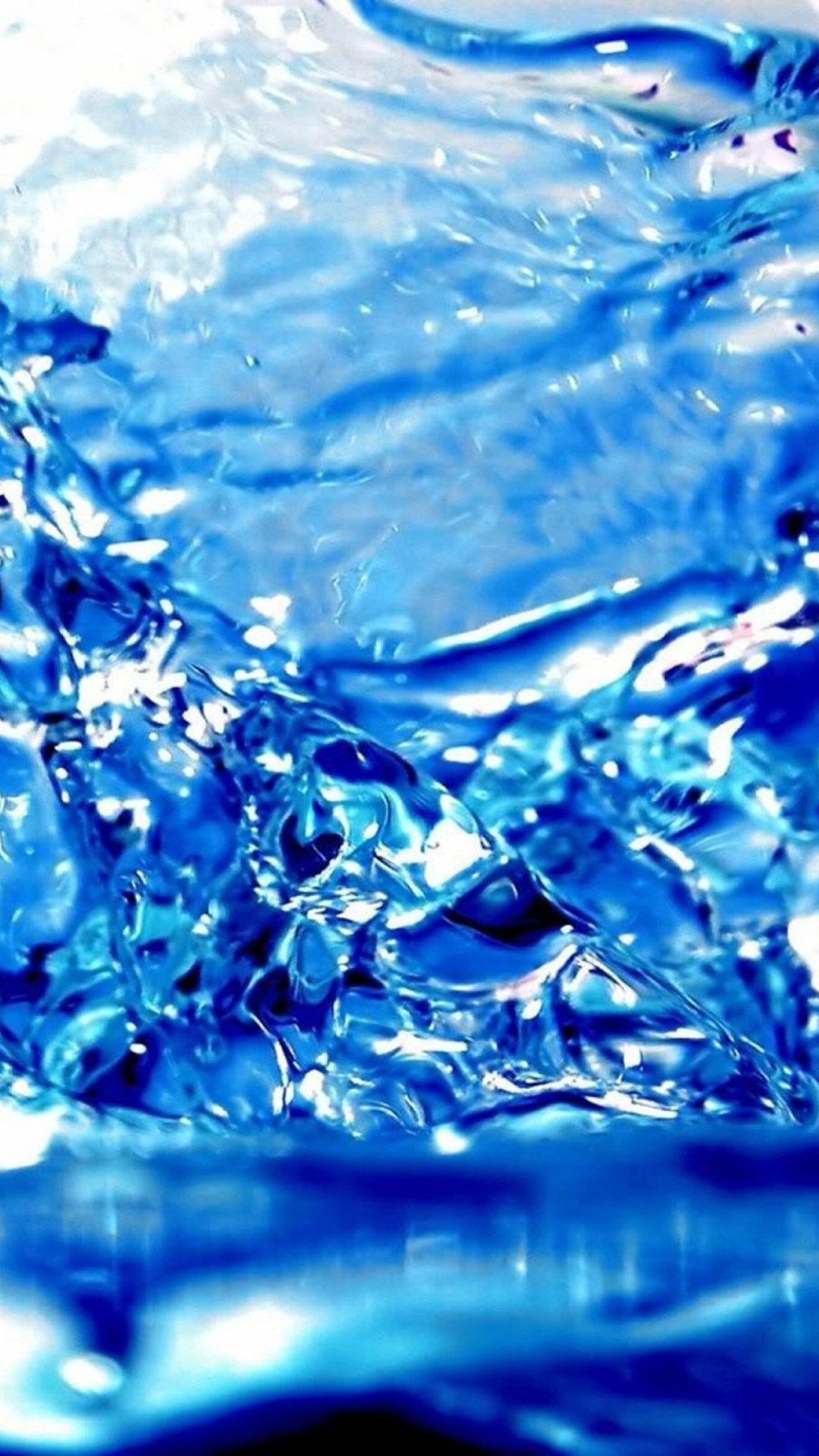 1080x1920 Blue Water Splash Background iPhone 6 wallpaper