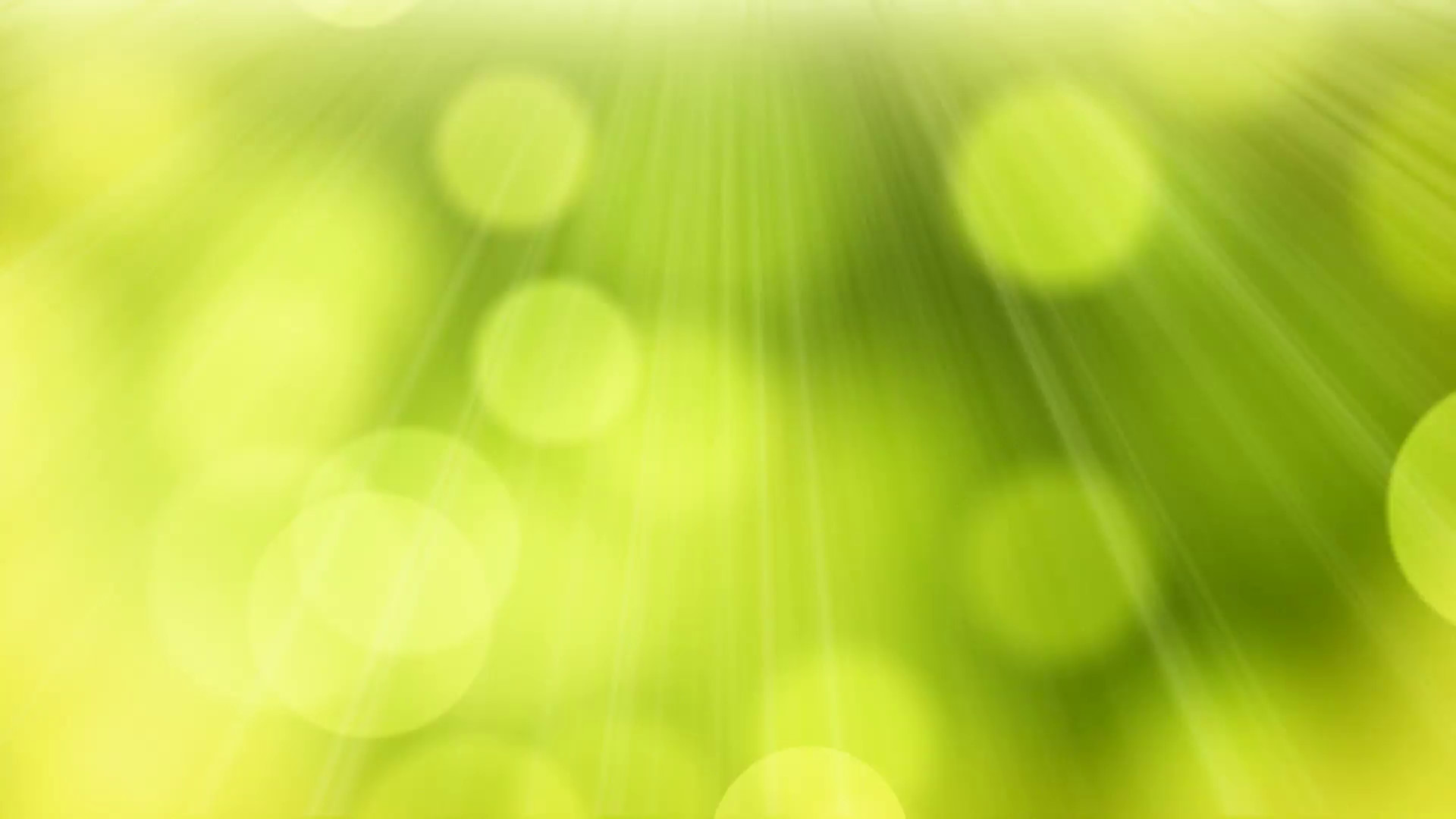 1920x1080 loopable abstract background slowly flying green yellow circle bokeh lights
