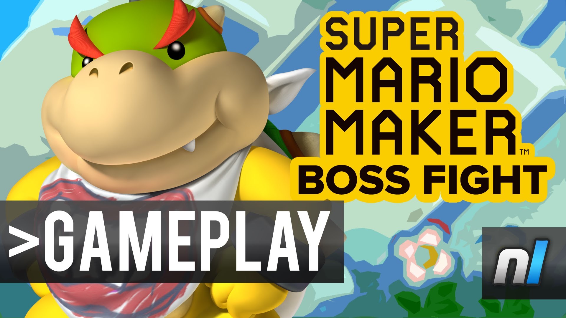 1920x1080 Super Mario Maker: Forced Boss Battle & Hidden Items - Bowser Jr. Grows Up  - YouTube