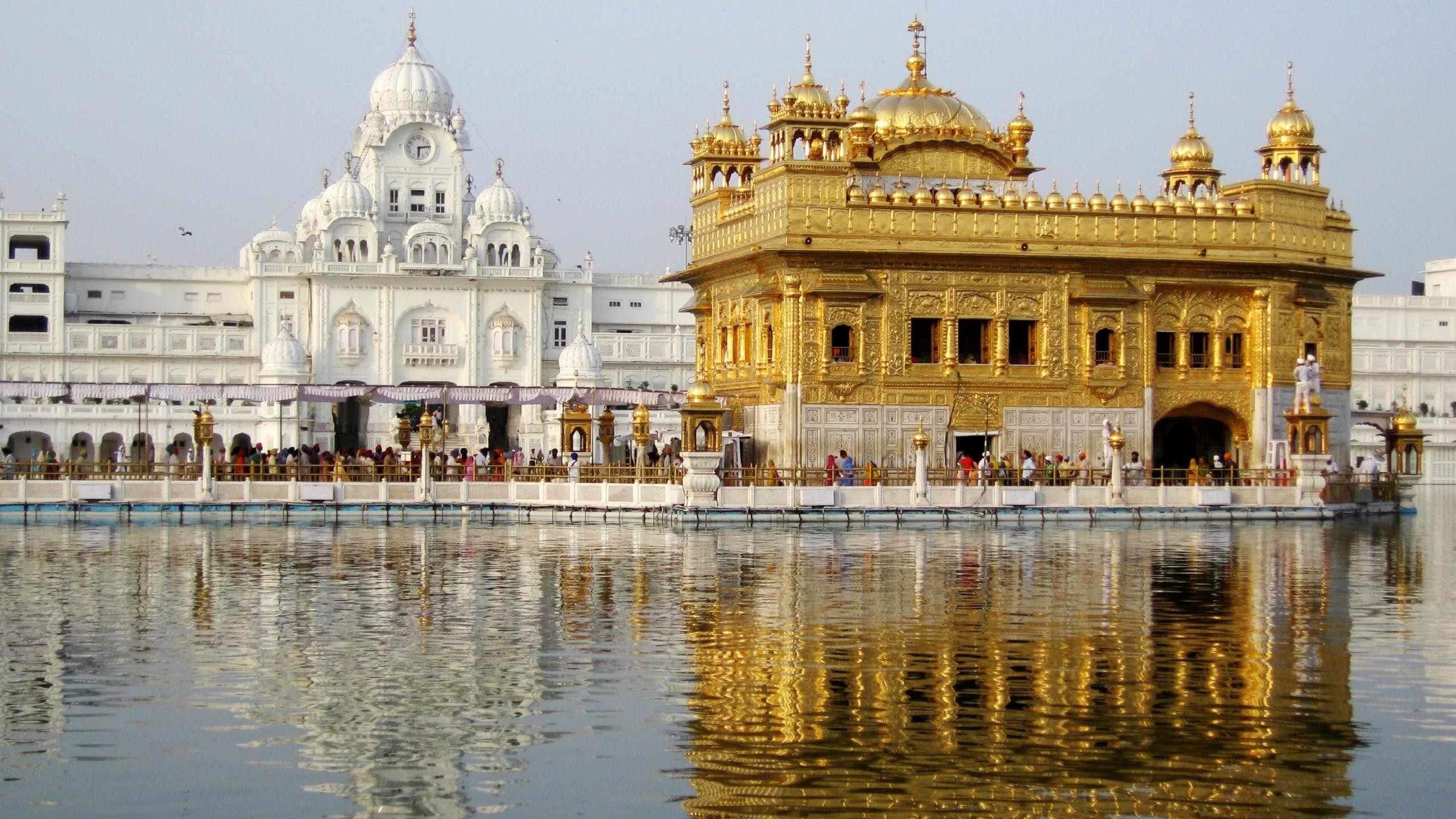 2560x1440 Free Golden Temple Amritsar Punjab India World City Wallpapers Download