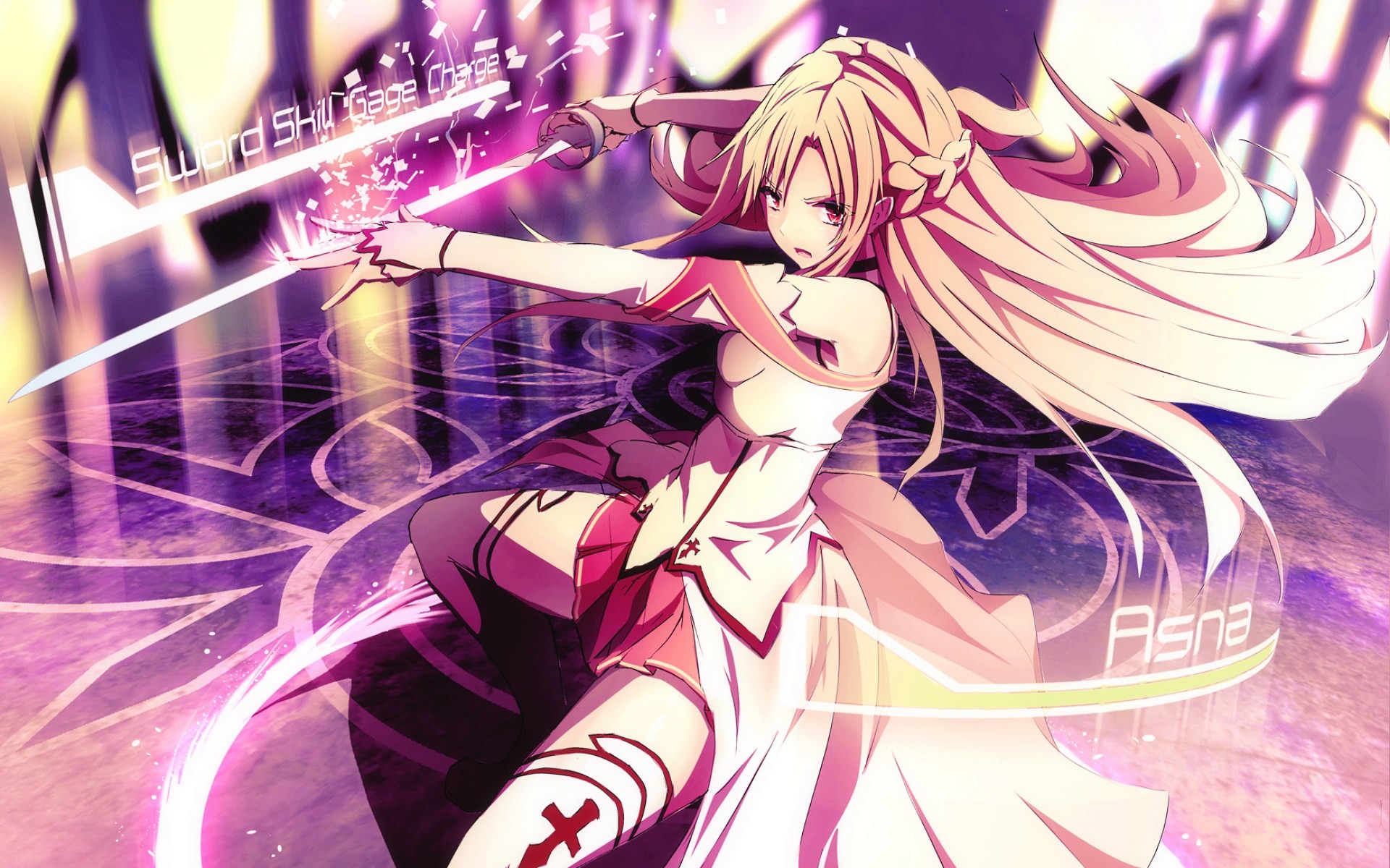 1920x1200 Anime - Sword Art Online Asuna Yuuki Wallpaper