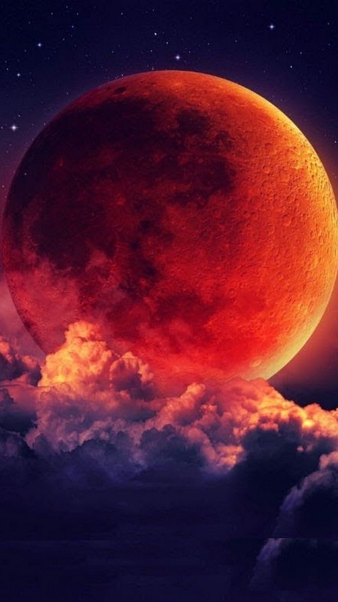Red Moon Night IPhone Wallpaper  IPhone Wallpapers  iPhone Wallpapers