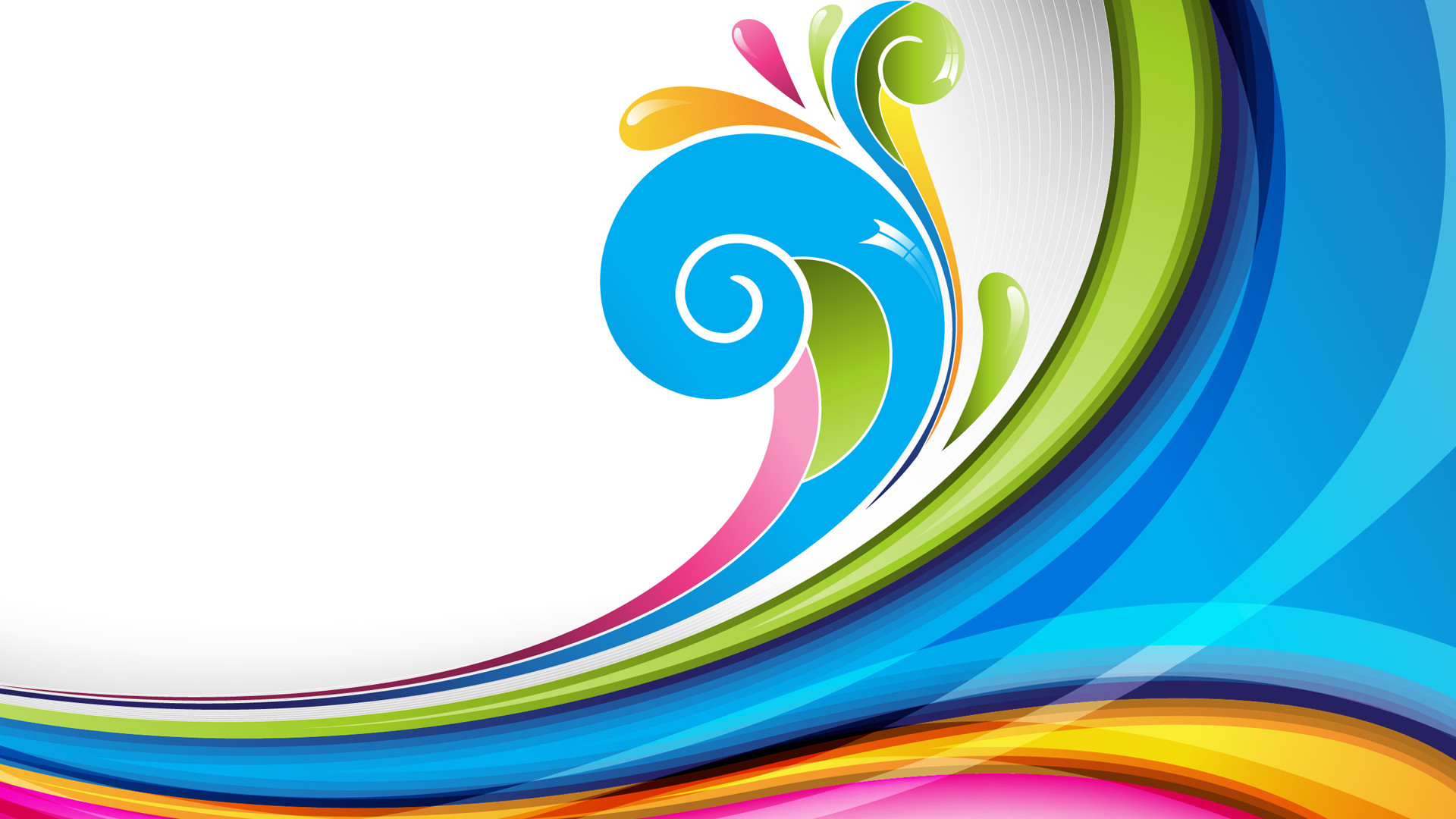1920x1080 Abstract Lines Colorful Graphics Multicolor