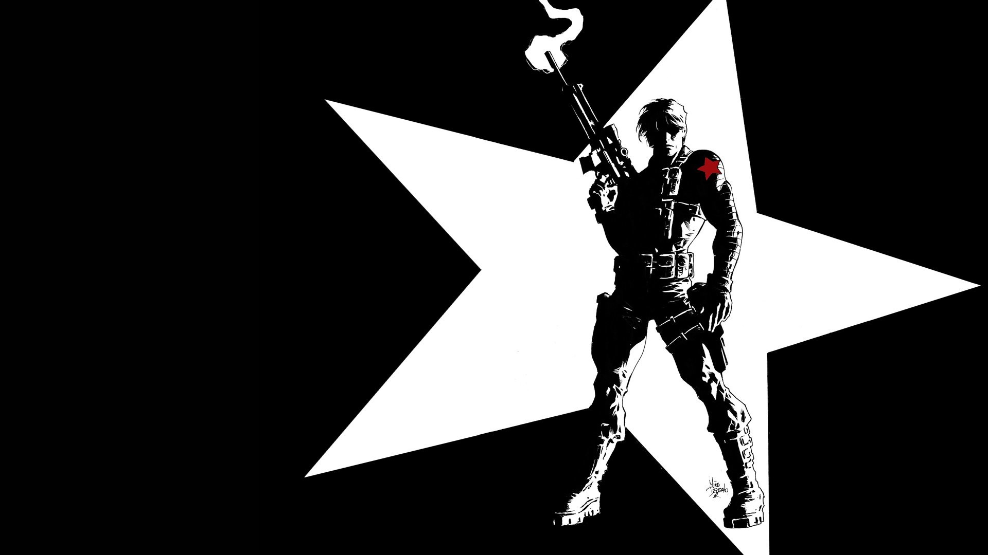 1920x1080 Comics - Winter Soldier Captain America Wallpaper