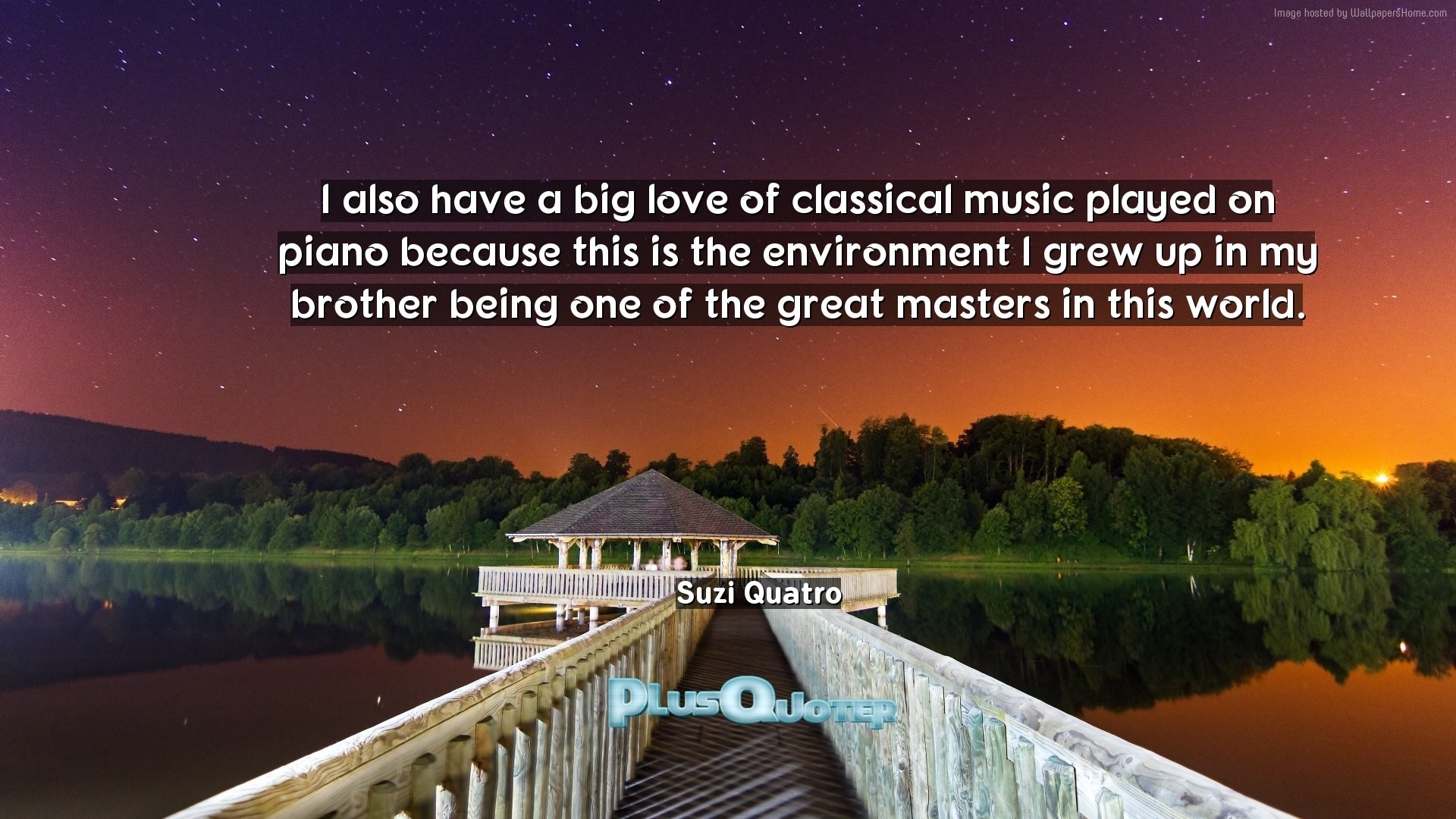 1920x1080 Download Wallpaper with inspirational Quotes- "I also have a big love of classical  music
