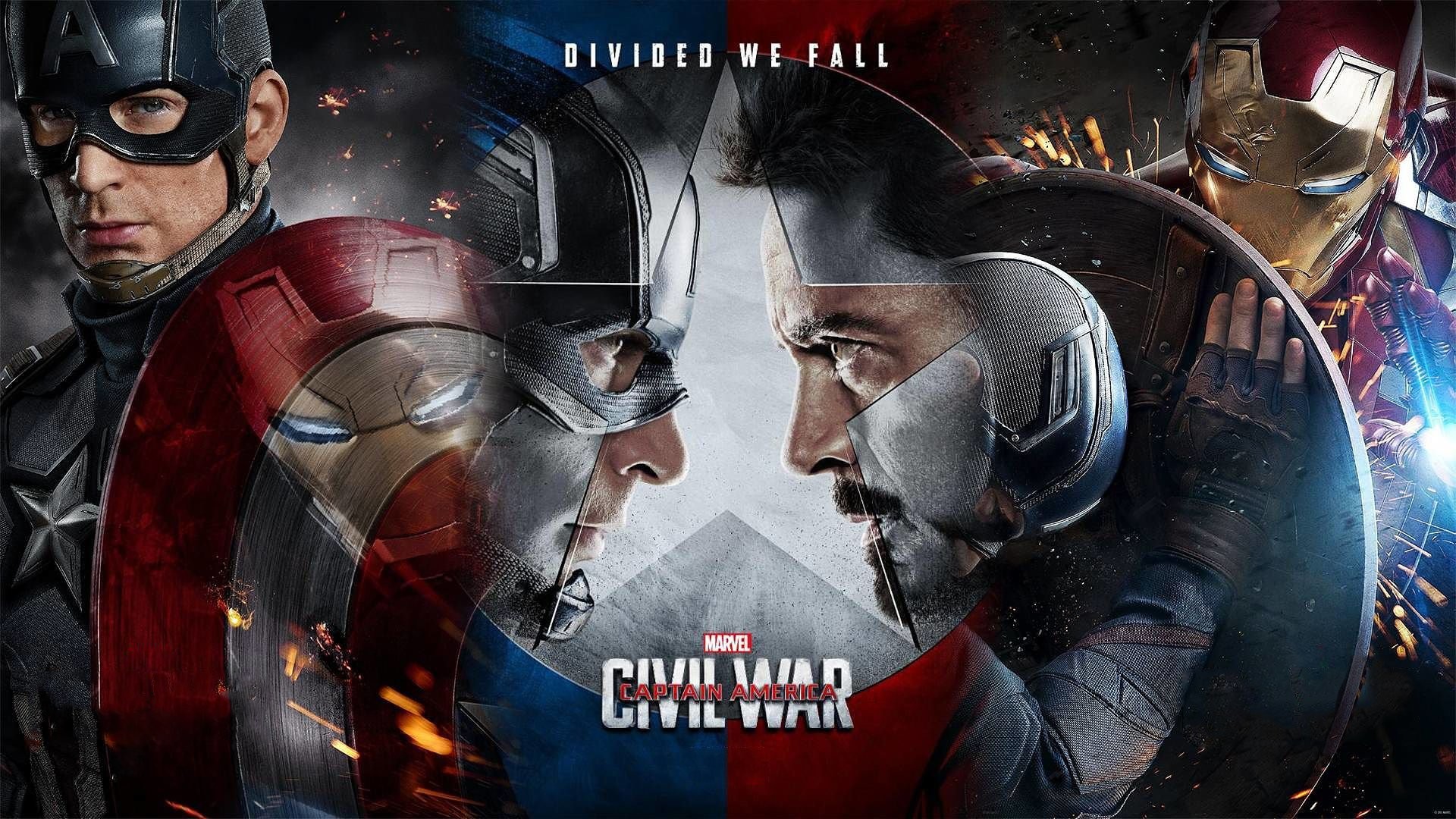 1920x1080 Filme - The First Avenger: Civil War Captain America Iron Man Wallpaper