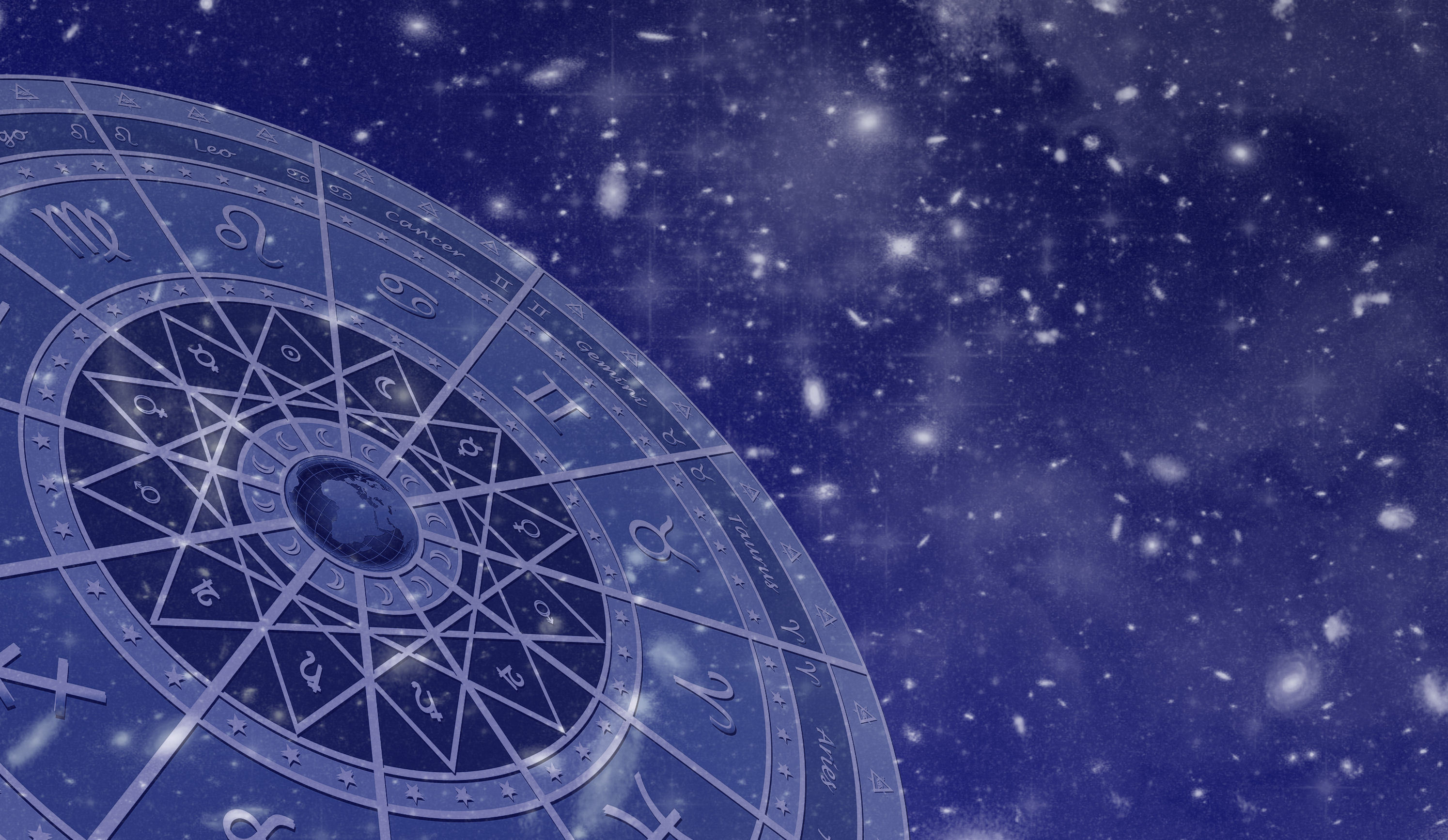2989x1734 of the zodiac on a blue background wallpapers and images wallpapers  