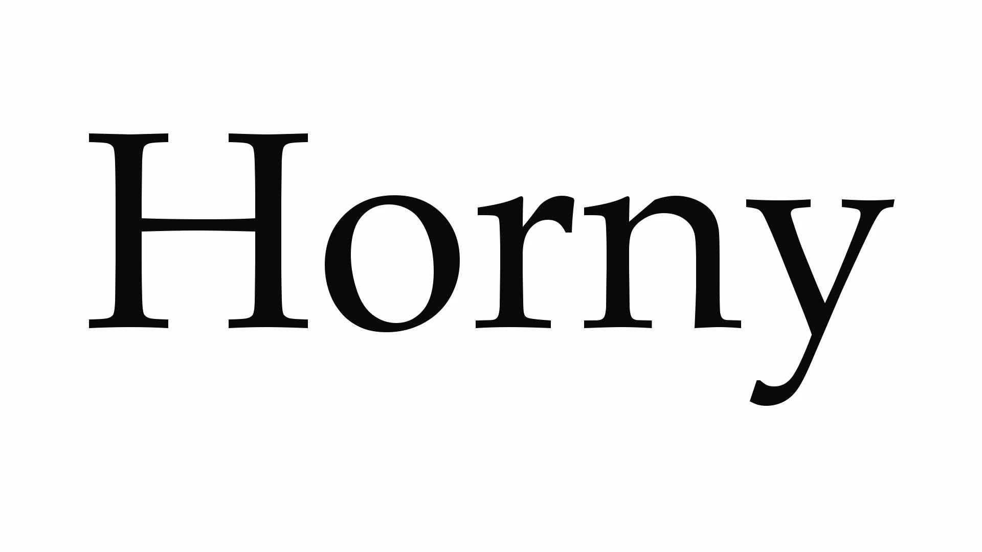1920x1080 How to Pronounce Horny