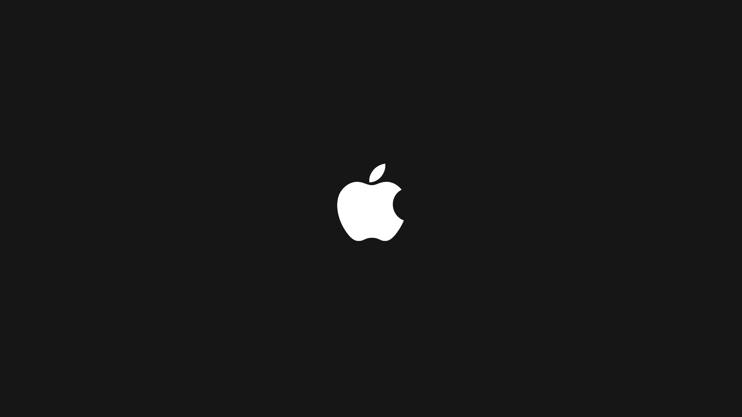 2560x1440  Apple Logo (black)