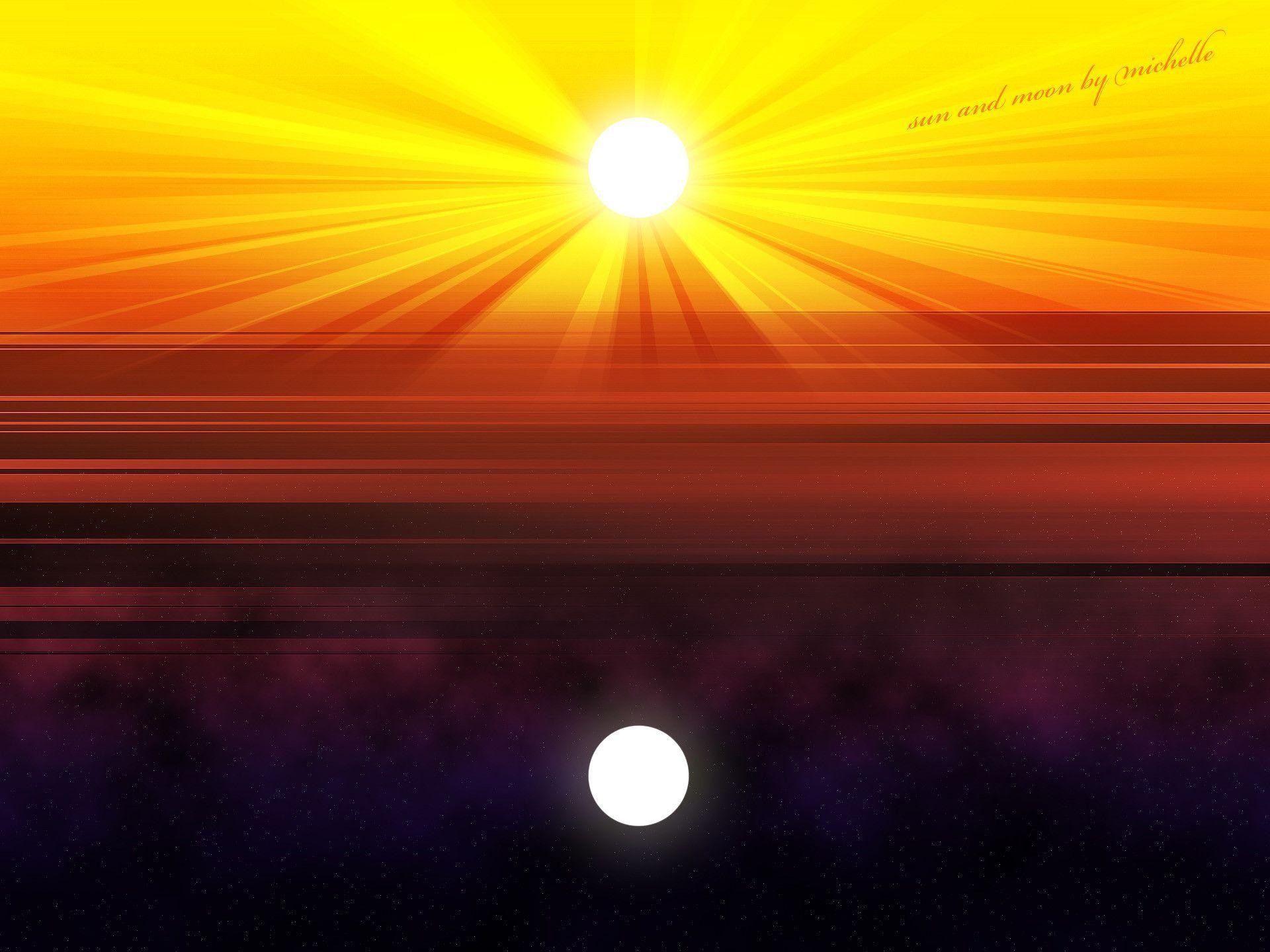 1920x1440 Sun Moon Background by hearttaco on DeviantArt