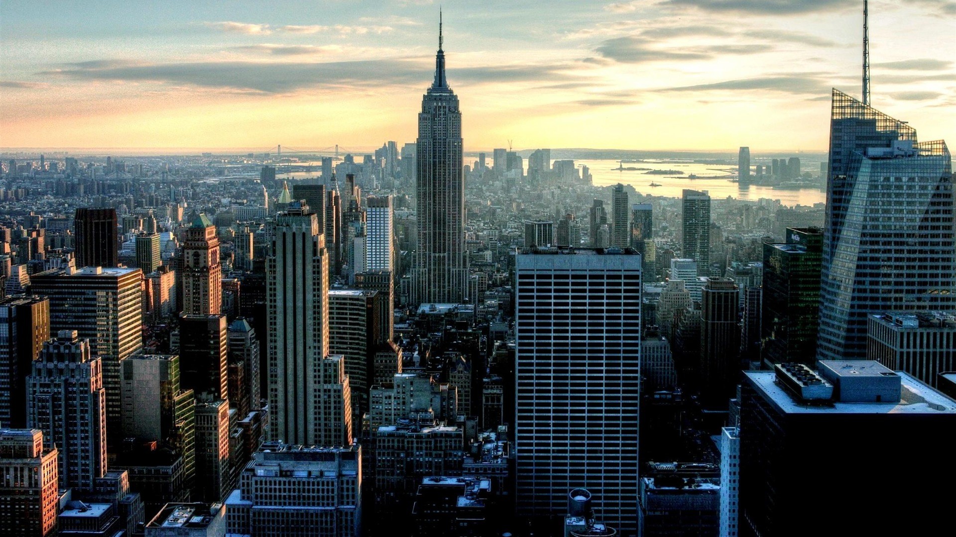 1920x1080 new york city empire state building city photography wallpaper hd high  definition windows 10 mac apple colourful images backgrounds download  wallpaper free ...