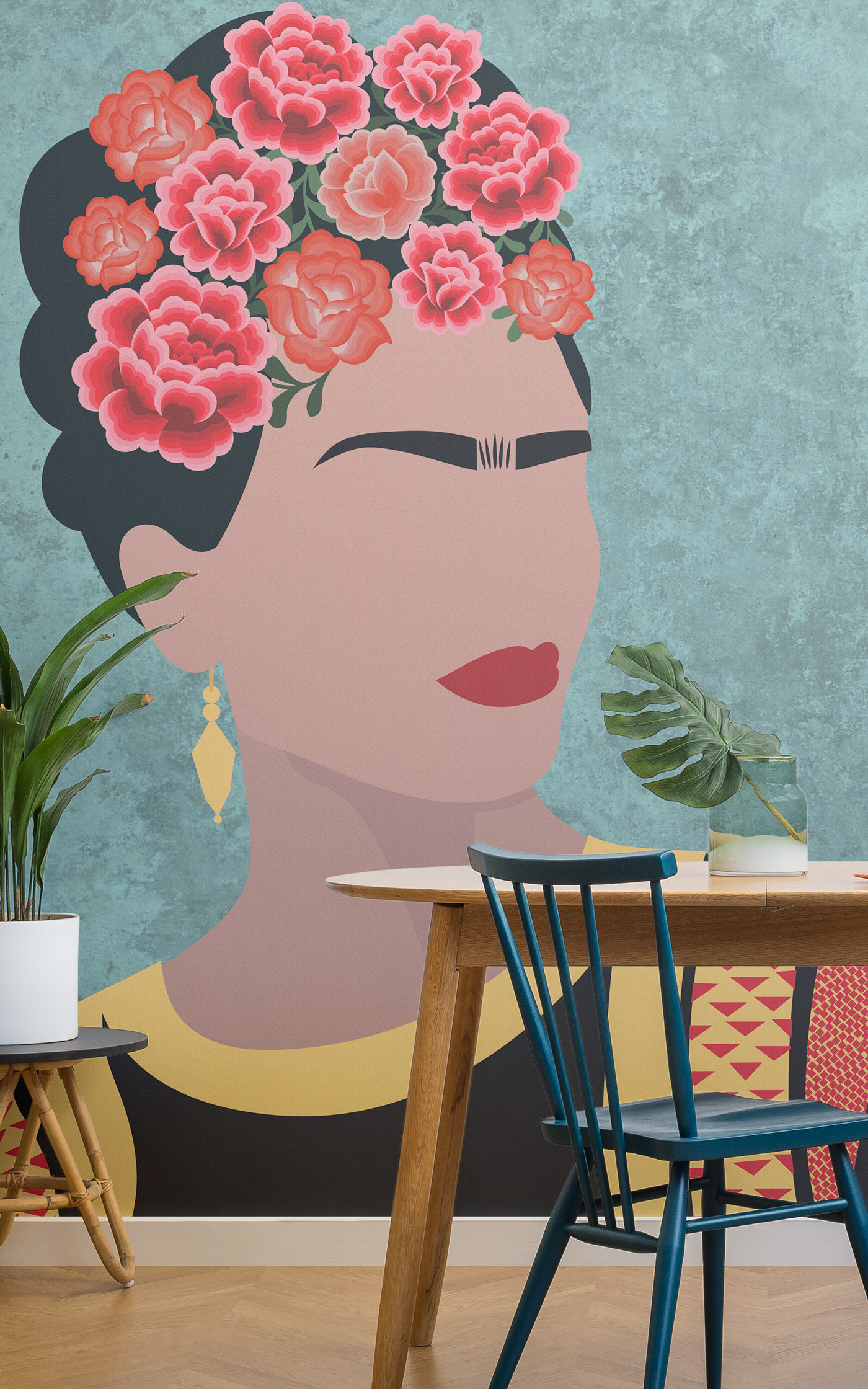 1400x2240 Mexican Florals: A wallpaper collection inspired by Frida Kahlo