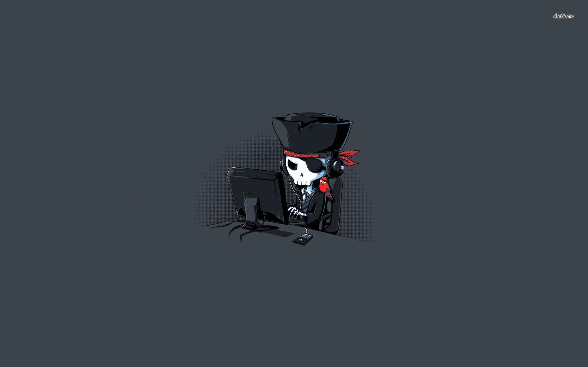 1920x1200 ... Internet pirate skull wallpaper  ...