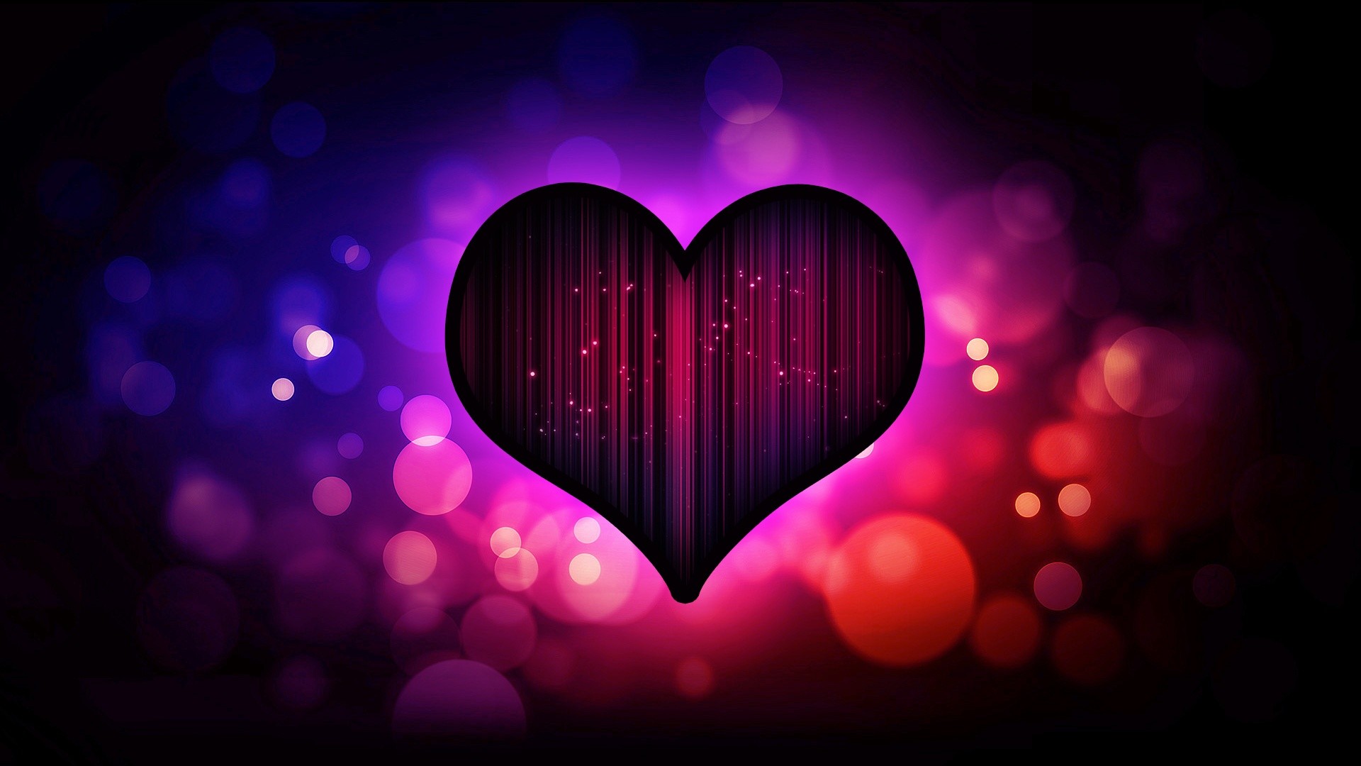 1920x1080 Valentine Love Heart for Background HD Wallpaper