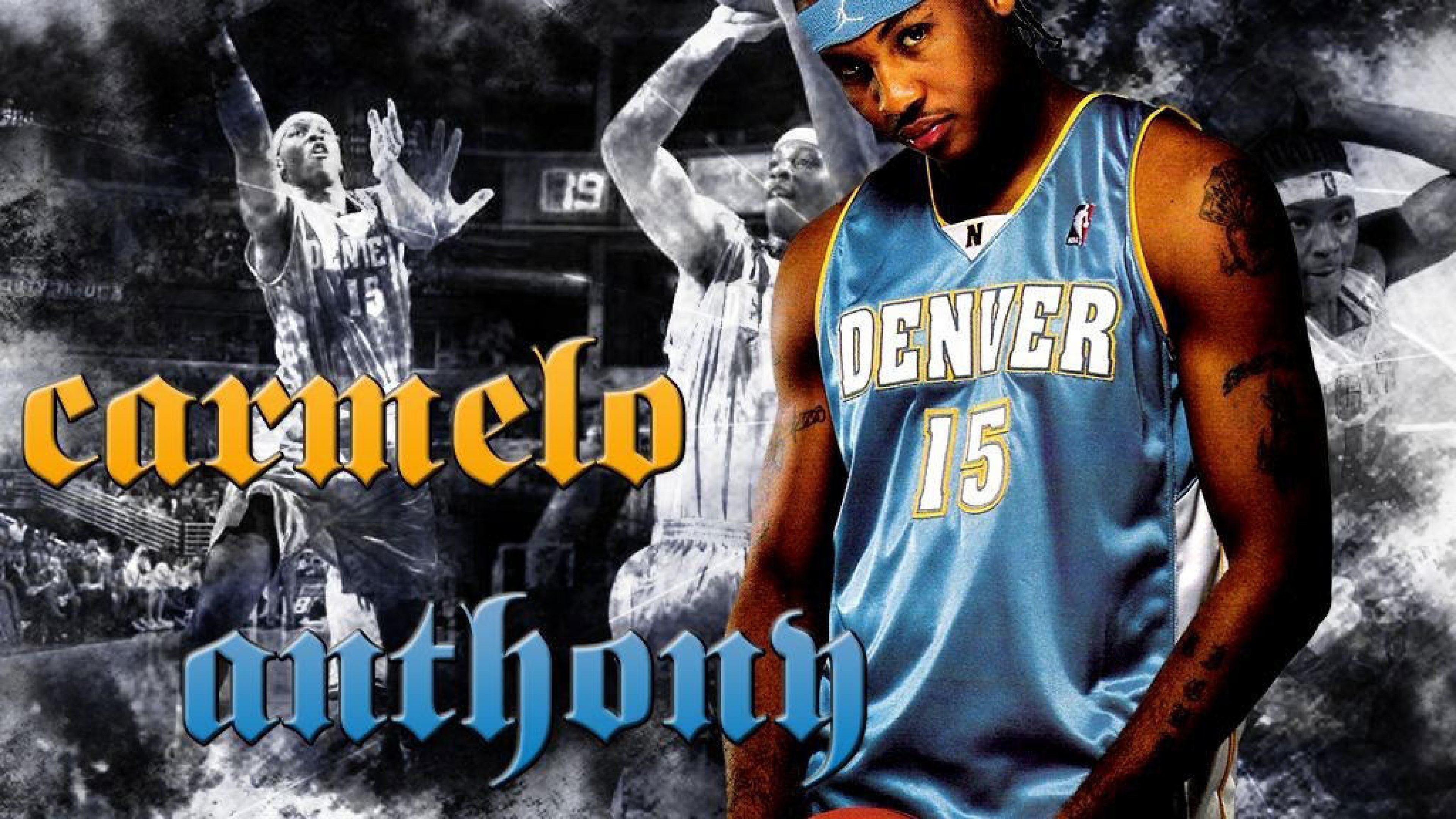 3840x2160 carmelo anthony denver nuggets wallpaper
