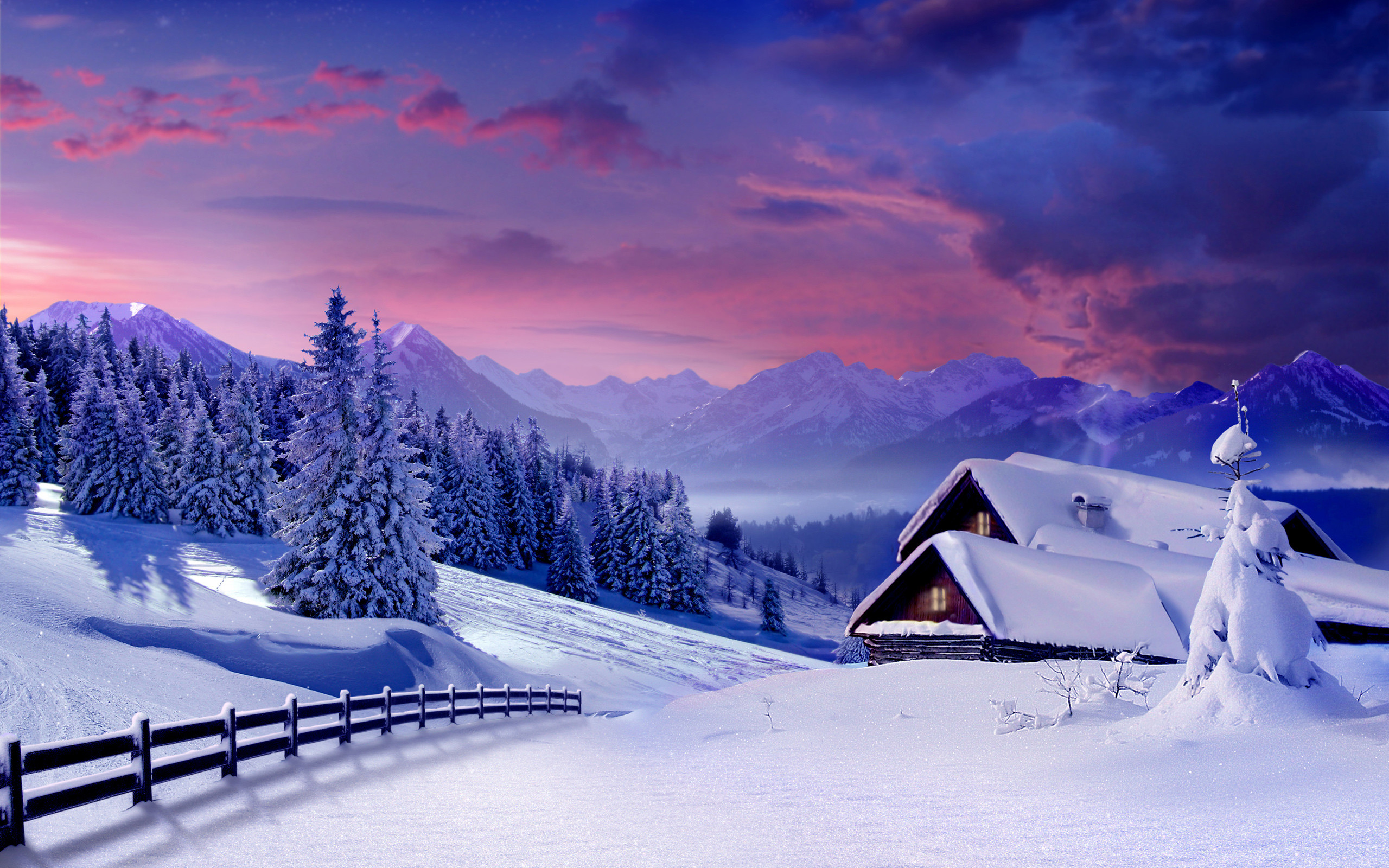 2560x1600 Image for hd winter nature wallpapers