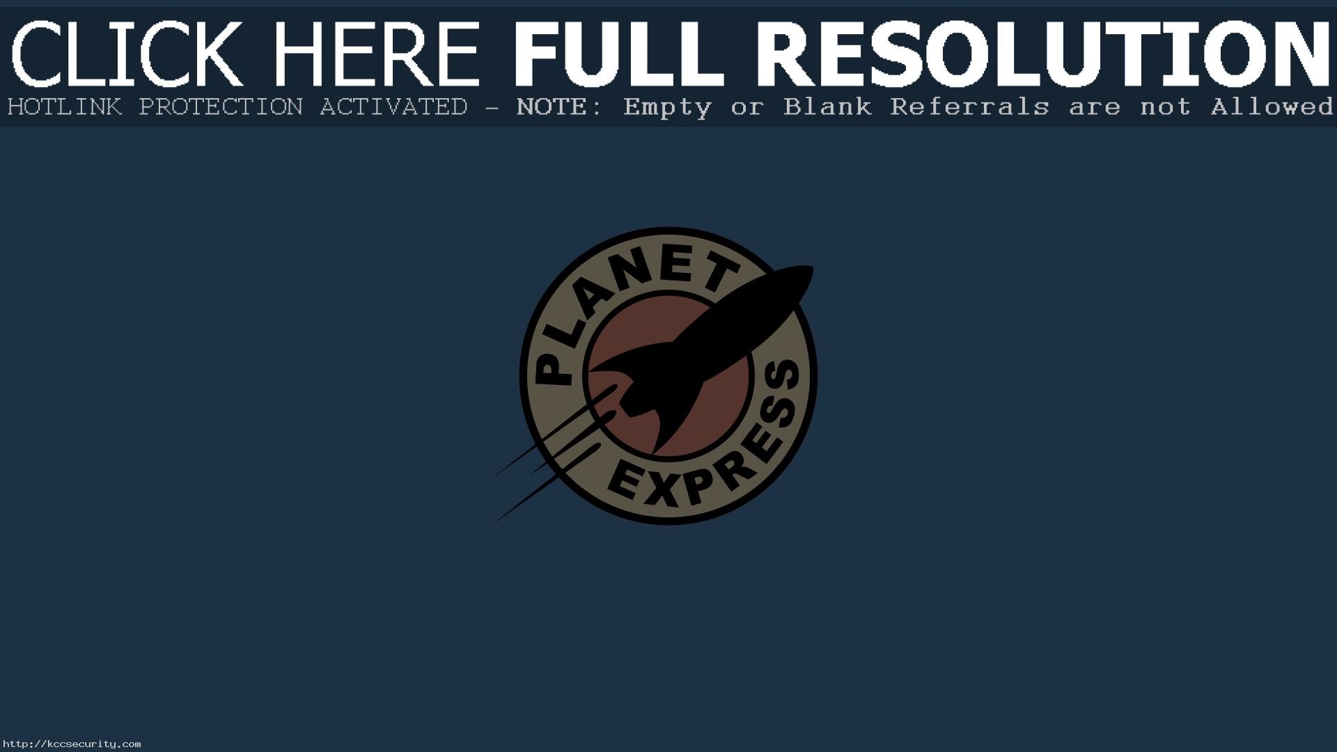1920x1080 Futurama Planet Express Logo Wallpaper 49603