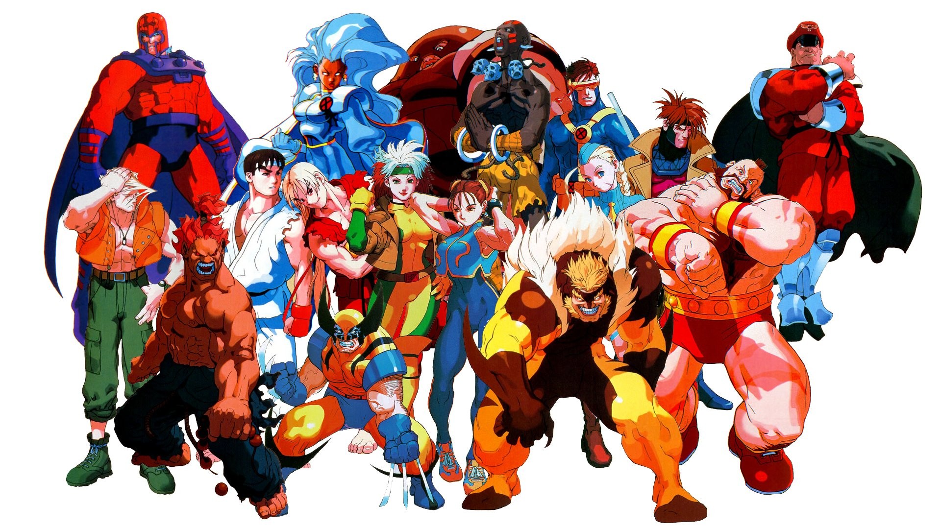 1920x1080 Video Game - Marvel Super Heroes vs. Street Fighter Wallpaper