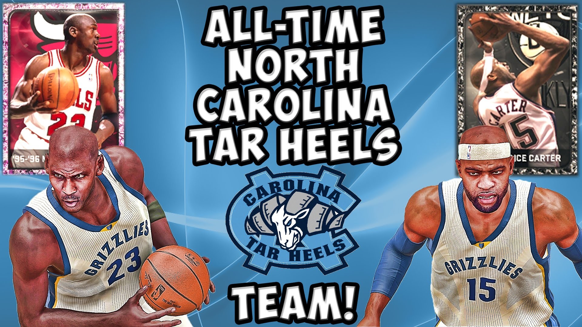 1920x1080 All-Time North Carolina Tar Heels Team - NBA 2K15 MyTeam - Pink Diamond  Michael Jordan Debut! - YouTube
